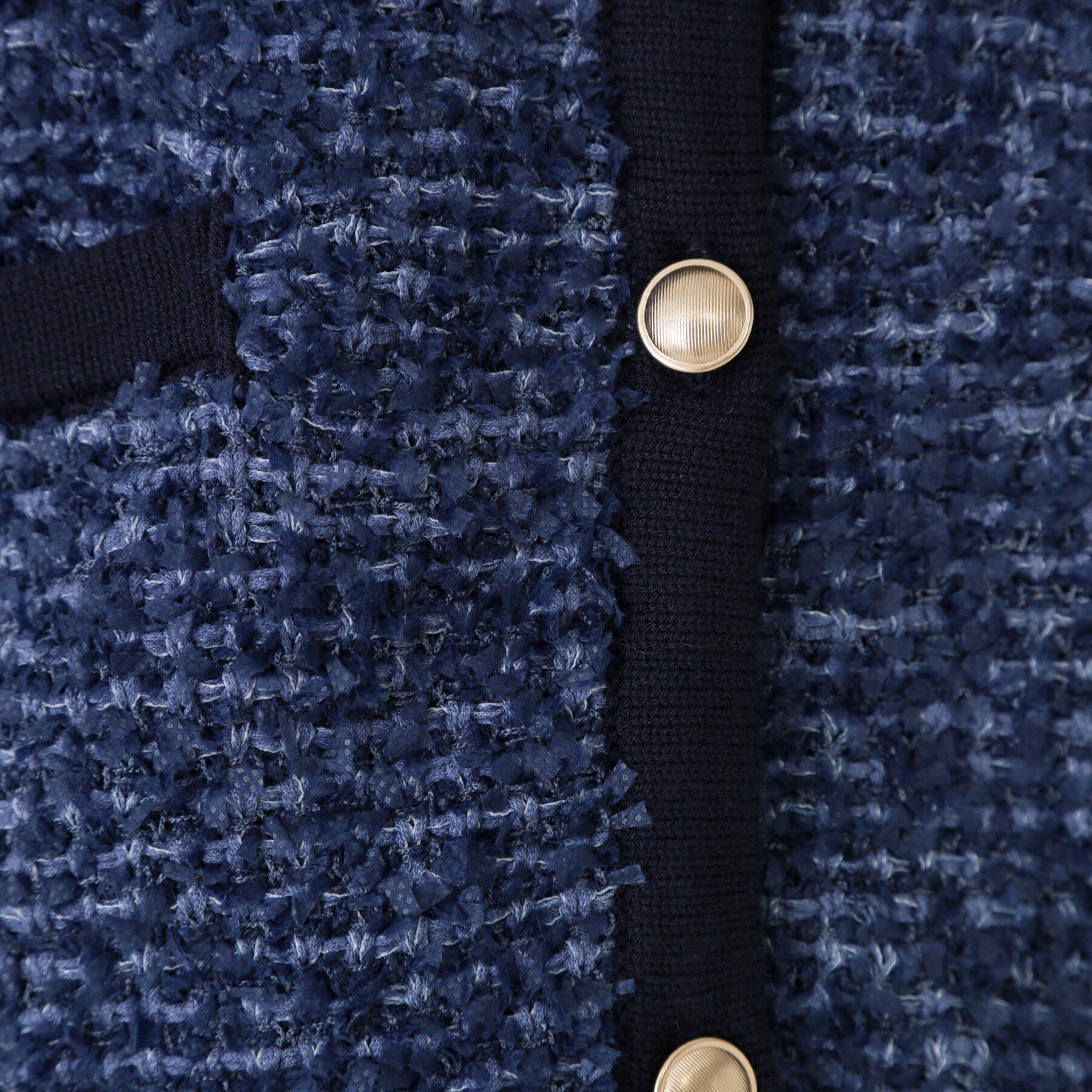 COUP DE CHANCE「【洗える/セットアップ可】ツィード調ニットカーディガン」|カーディガン|