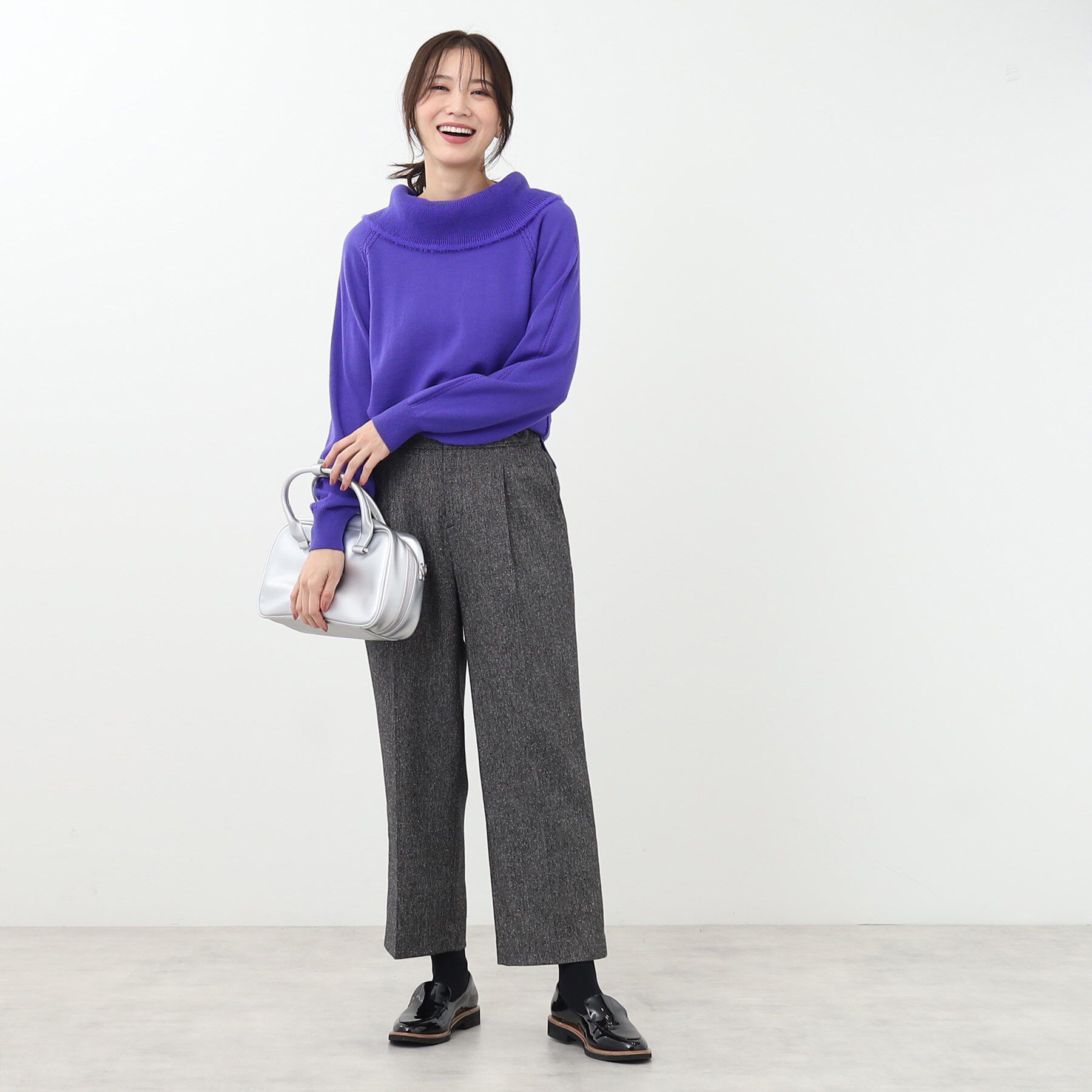 Reflect「【手洗い可】華やかオフタートルニット」|ニット・セーター|