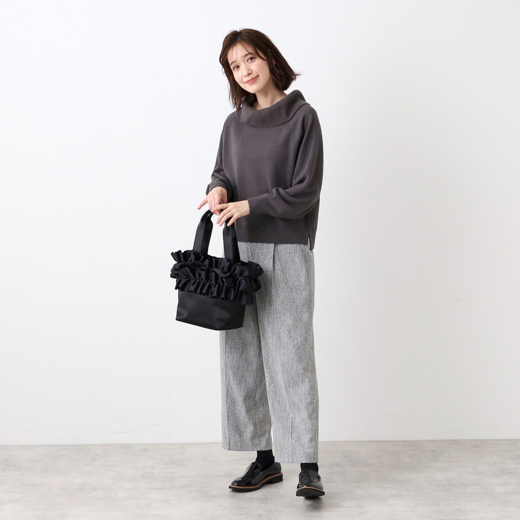 Reflect「【手洗い可】華やかオフタートルニット」|ニット・セーター|