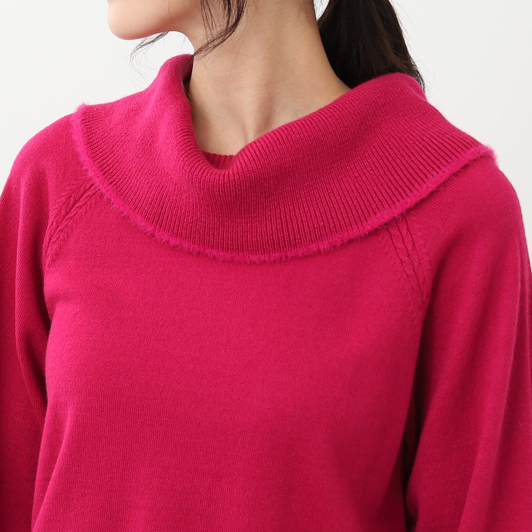 Reflect「【手洗い可】華やかオフタートルニット」|ニット・セーター|