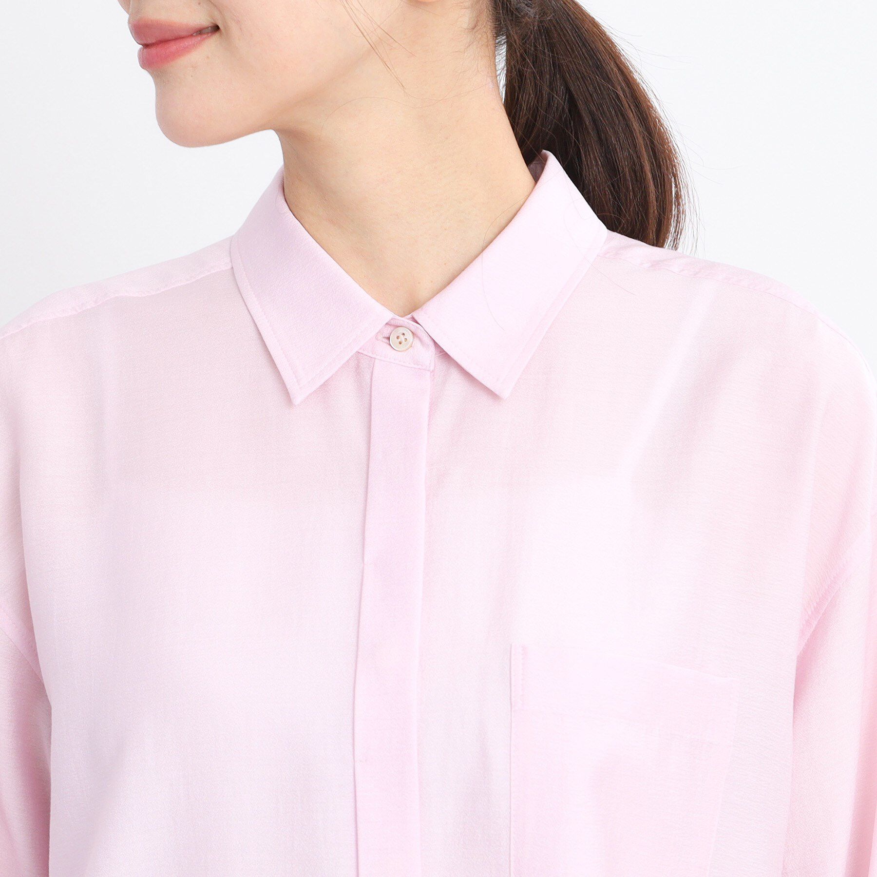 Reflect「【マシンウォッシュ可】3WAYシアーシャツブラウス」|シャツ・ブラウス|