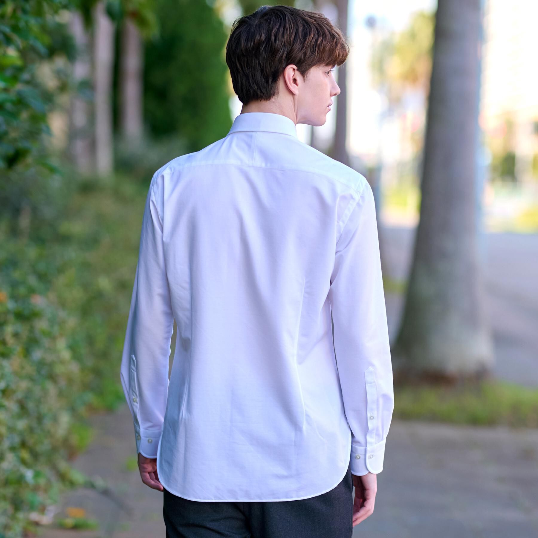 DRESSTERIOR「46Gジャージ レギュラーカラードレスシャツ」|シャツ・ブラウス|