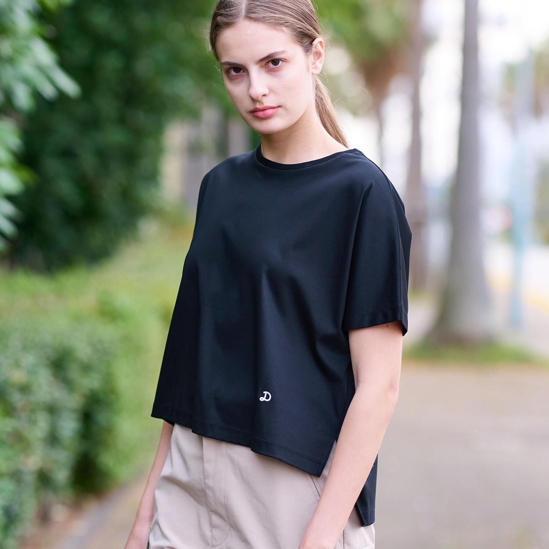 DRESSTERIOR「【接触冷感/抗菌防臭/消臭】アイスクリアコットンドルマンT」|Tシャツ・カットソー|