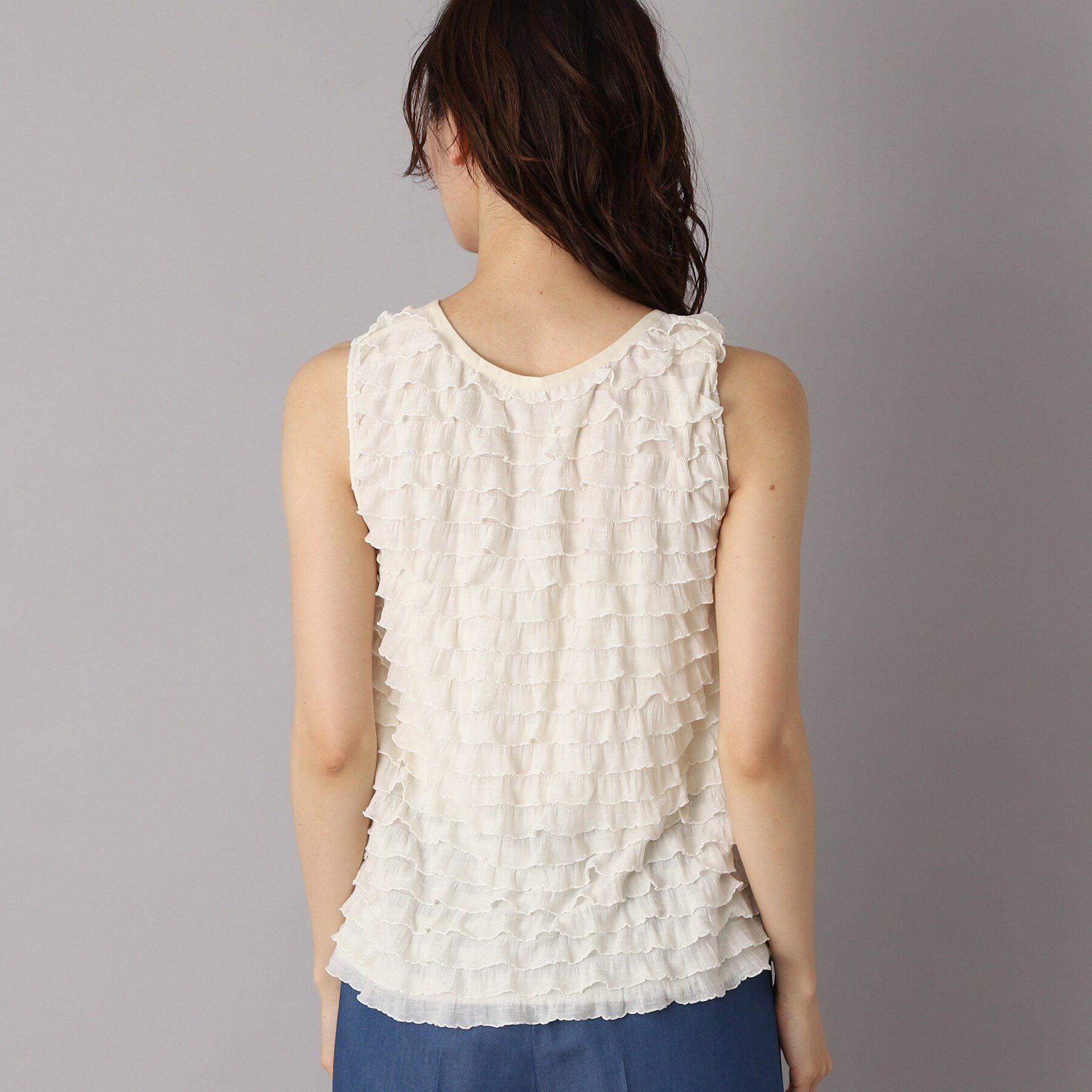 DRESSTERIOR「provoke（プロヴォーク）【別注】 フリフリ タンクトップ」|キャミソール|