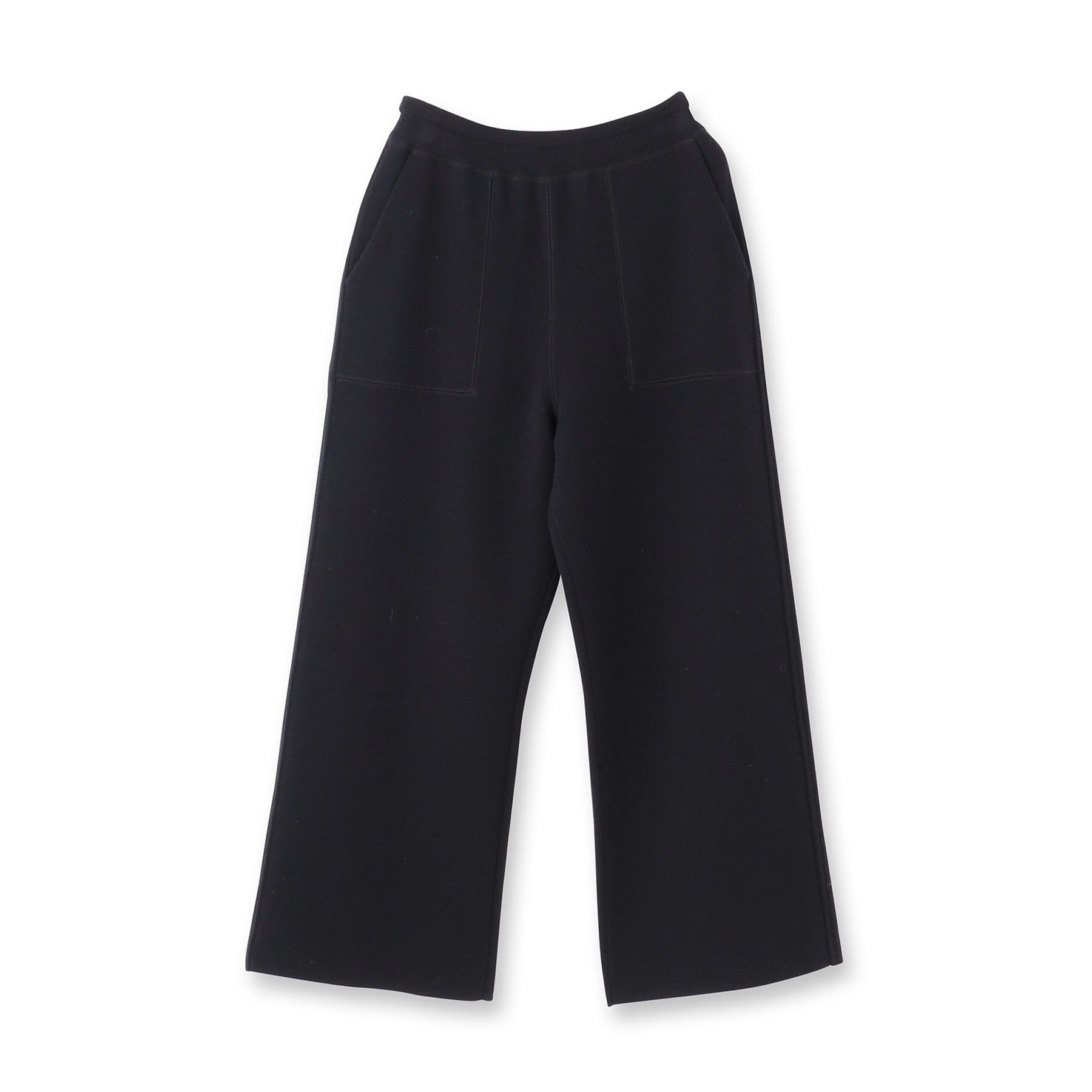 DRESSTERIOR「TICCA（ティッカ）ミラノリブワイドニットパンツ」|その他|ブラック(019)