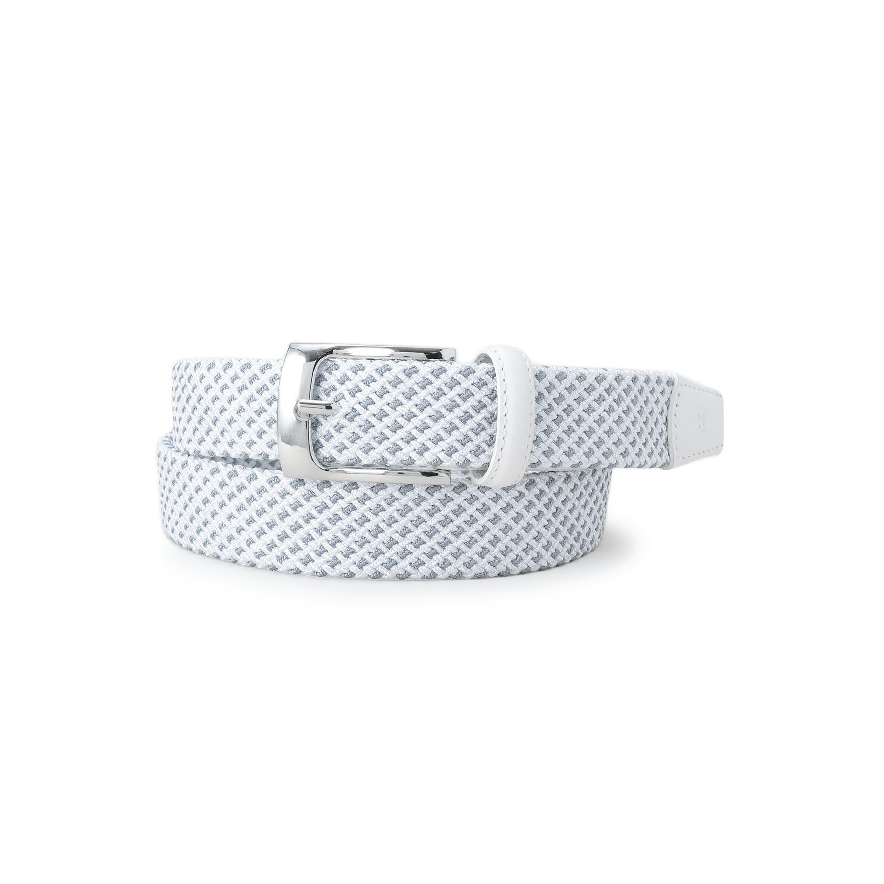 DRESSTERIOR「ストレッチメッシュベルト」|ベルト|ホワイト(001)