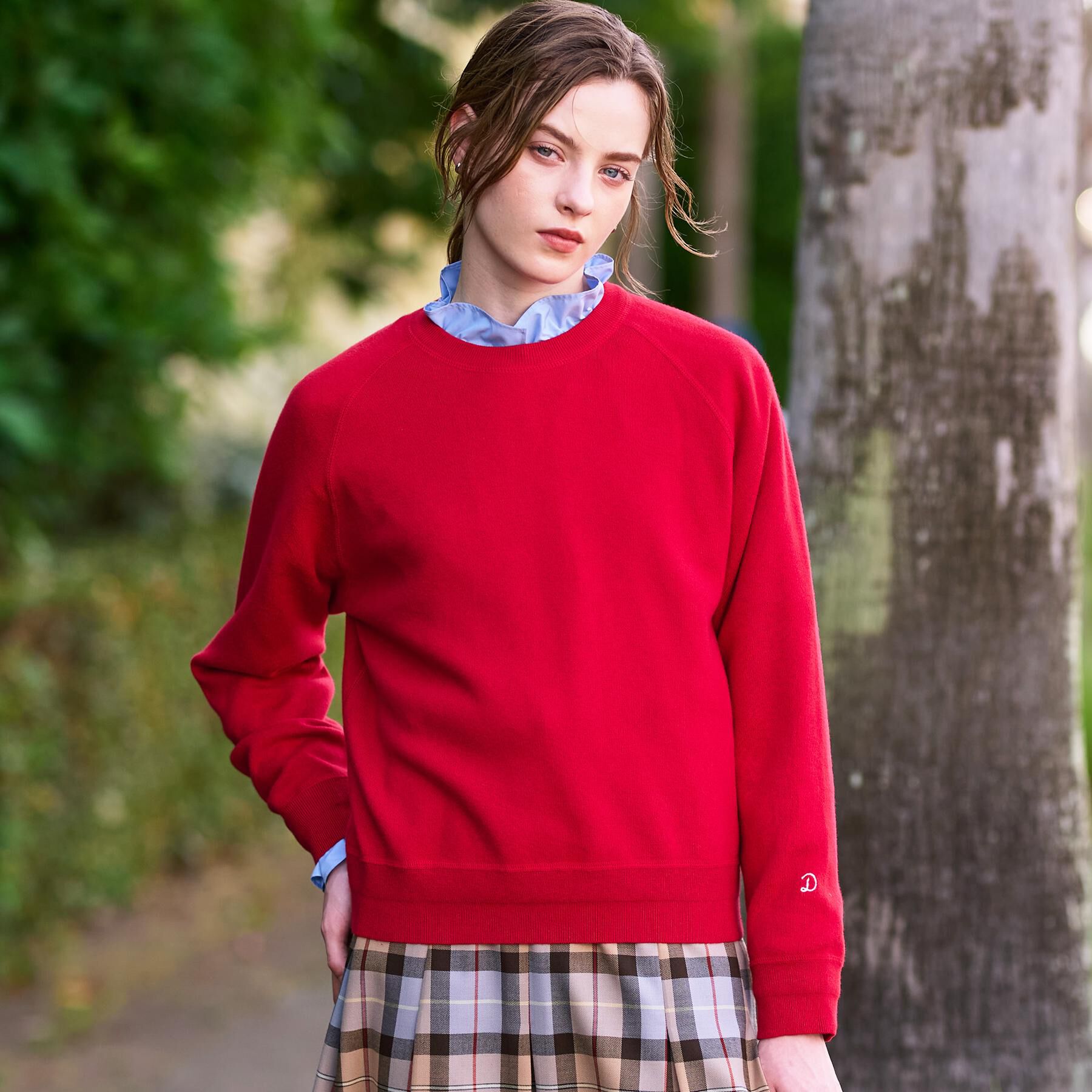 DRESSTERIOR「【CLASSY.12月号掲載/洗える/7色展開】ウォッシャブルコットンカシミヤニット」|ニット・セーター|