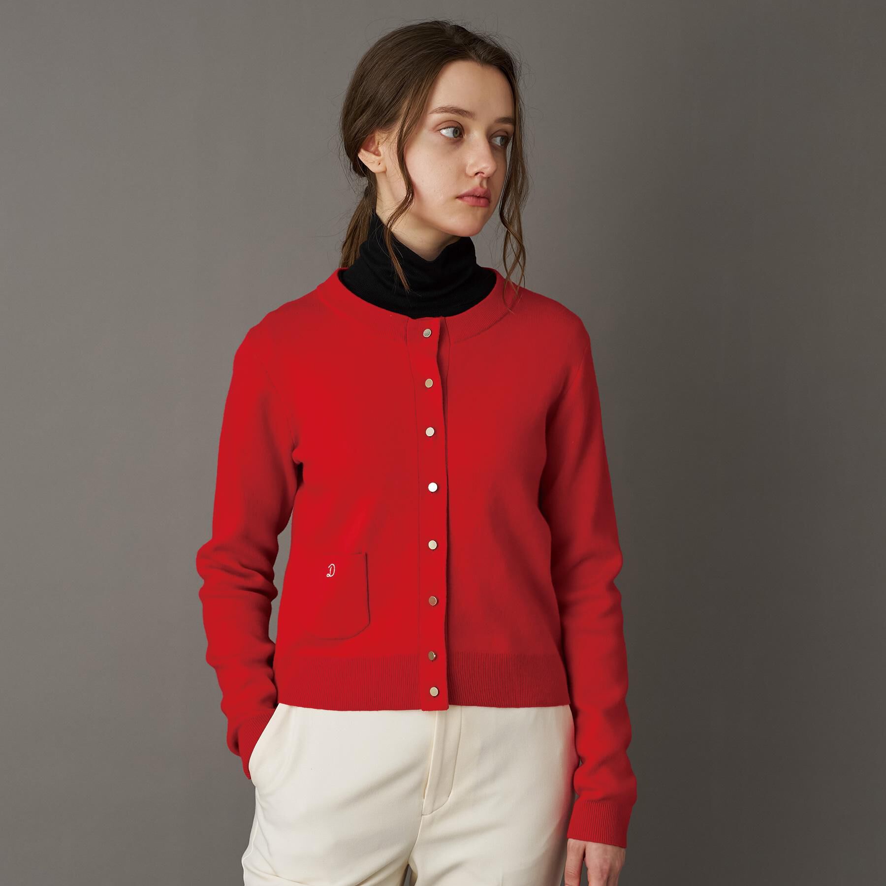 DRESSTERIOR「【洗える/カシミヤ混】ウォッシャブルコットンカシミヤカーディガン」|カーディガン|