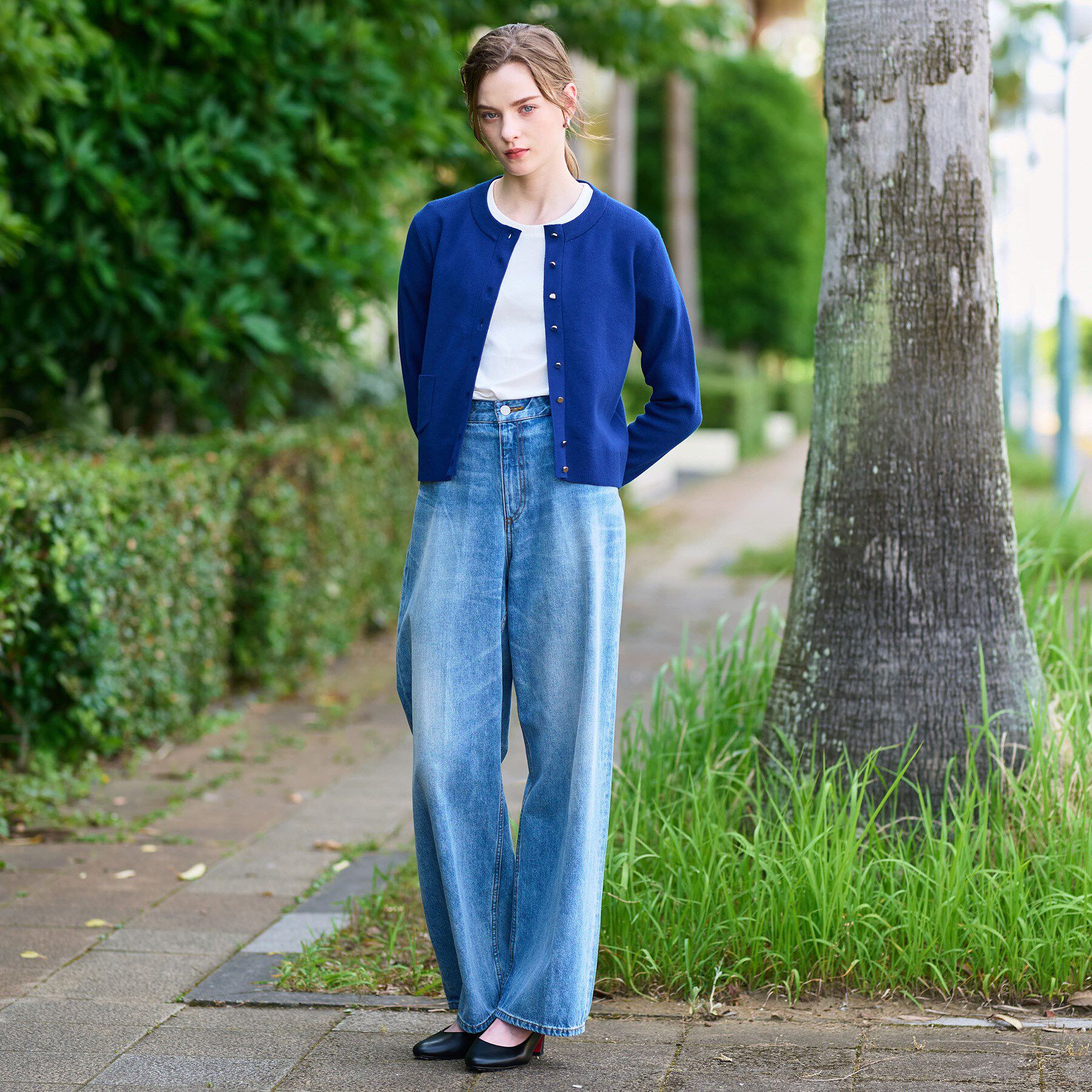 DRESSTERIOR「【洗える/カシミヤ混】ウォッシャブルコットンカシミヤカーディガン」|カーディガン|