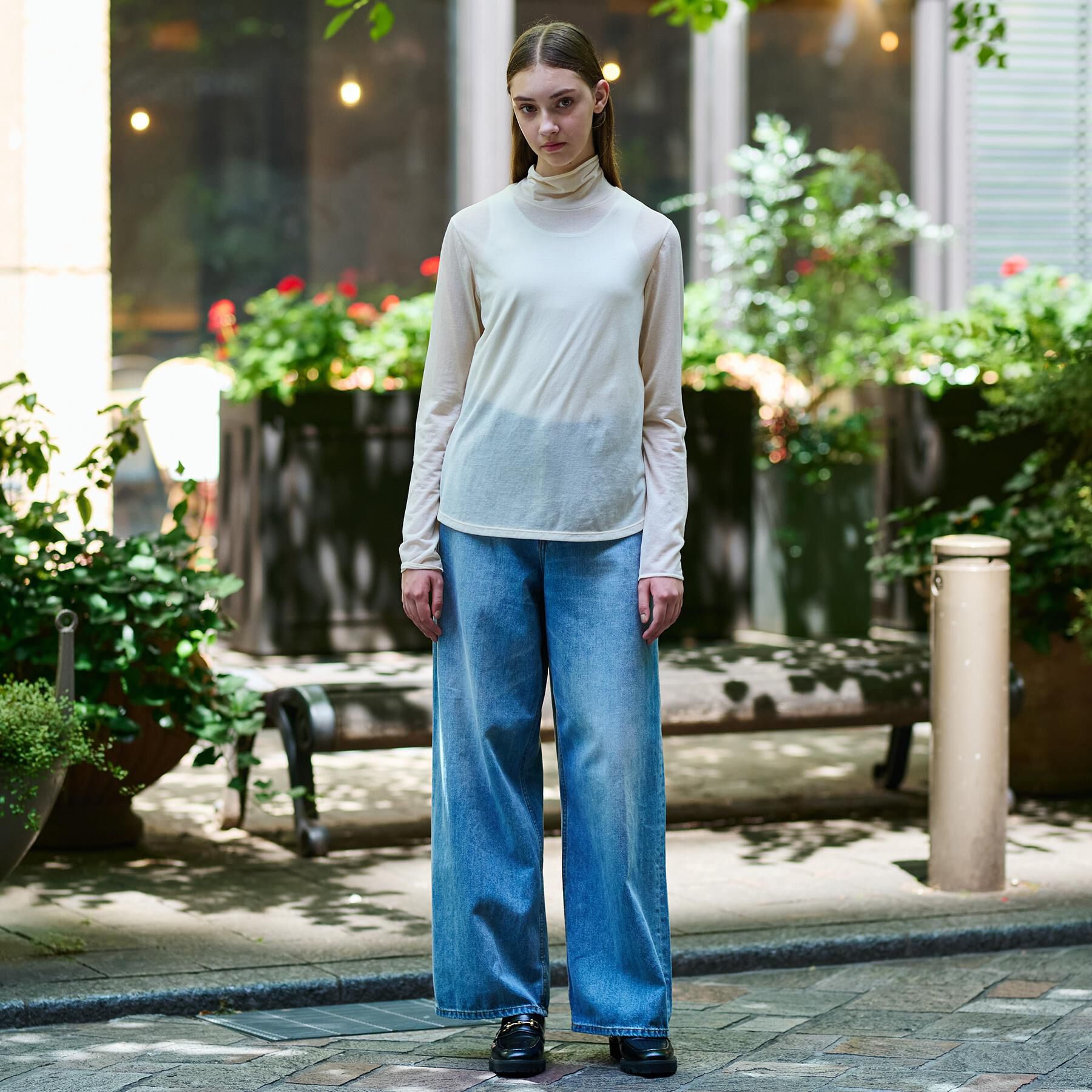 DRESSTERIOR「【シアー素材/otonaMUSE 11月号掲載】シアータートルトップス」|Tシャツ・カットソー|