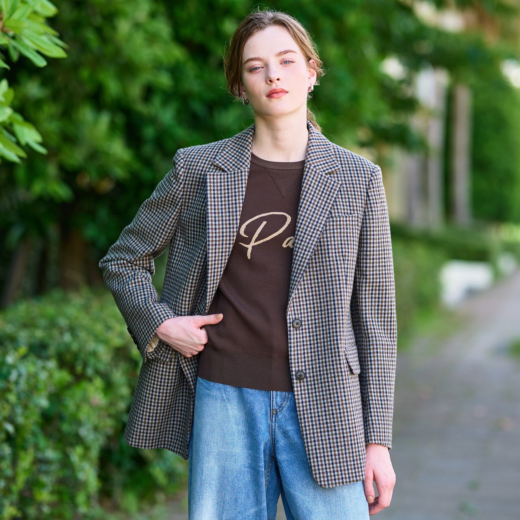 DRESSTERIOR「【きれいめカジュアル/オンオフ】ガンクラブチェックジャケット」|テーラードジャケット|