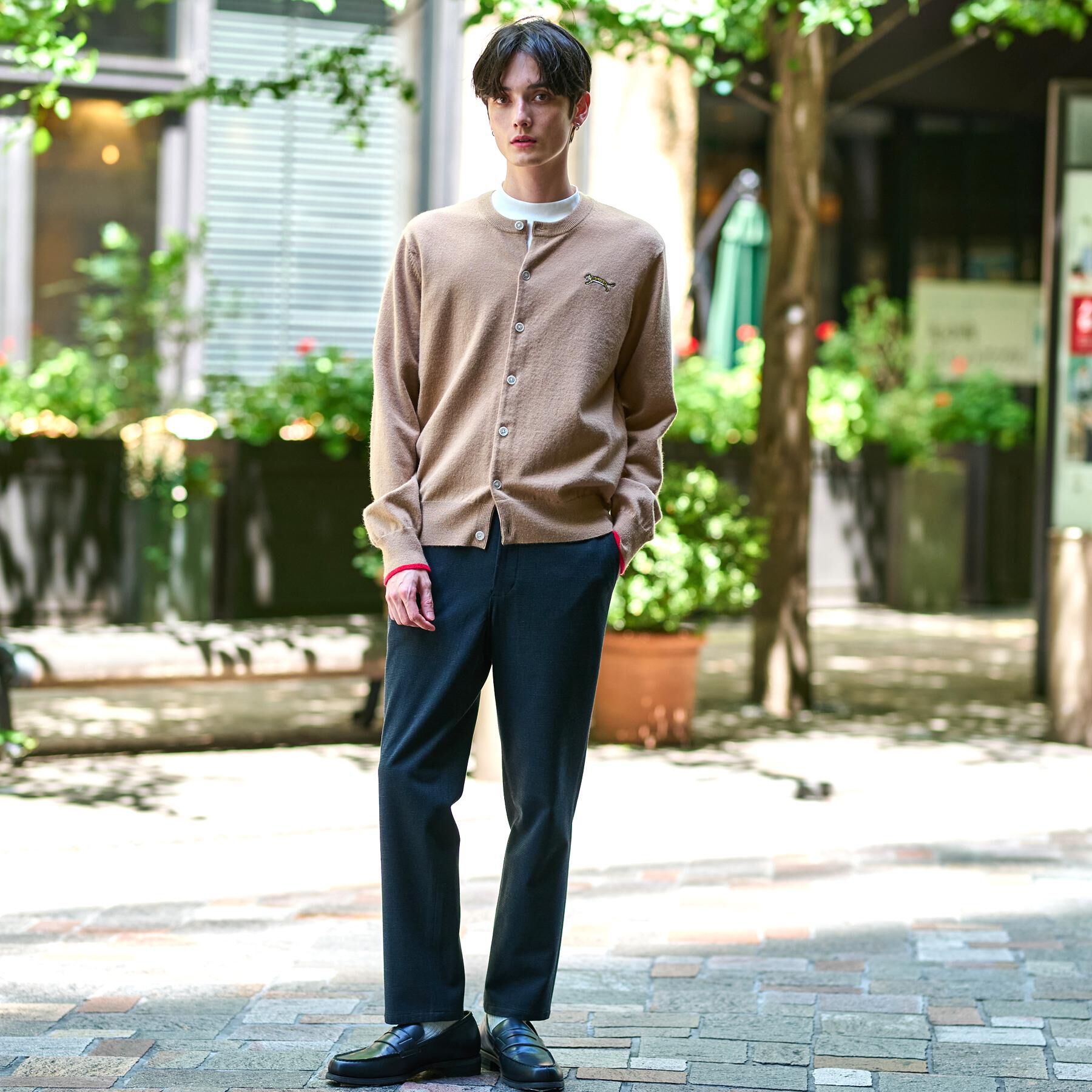 DRESSTERIOR「【Monomax11月号掲載】タイガーエンブロイダリー ラウンドネックカーディガン」|カーディガン|