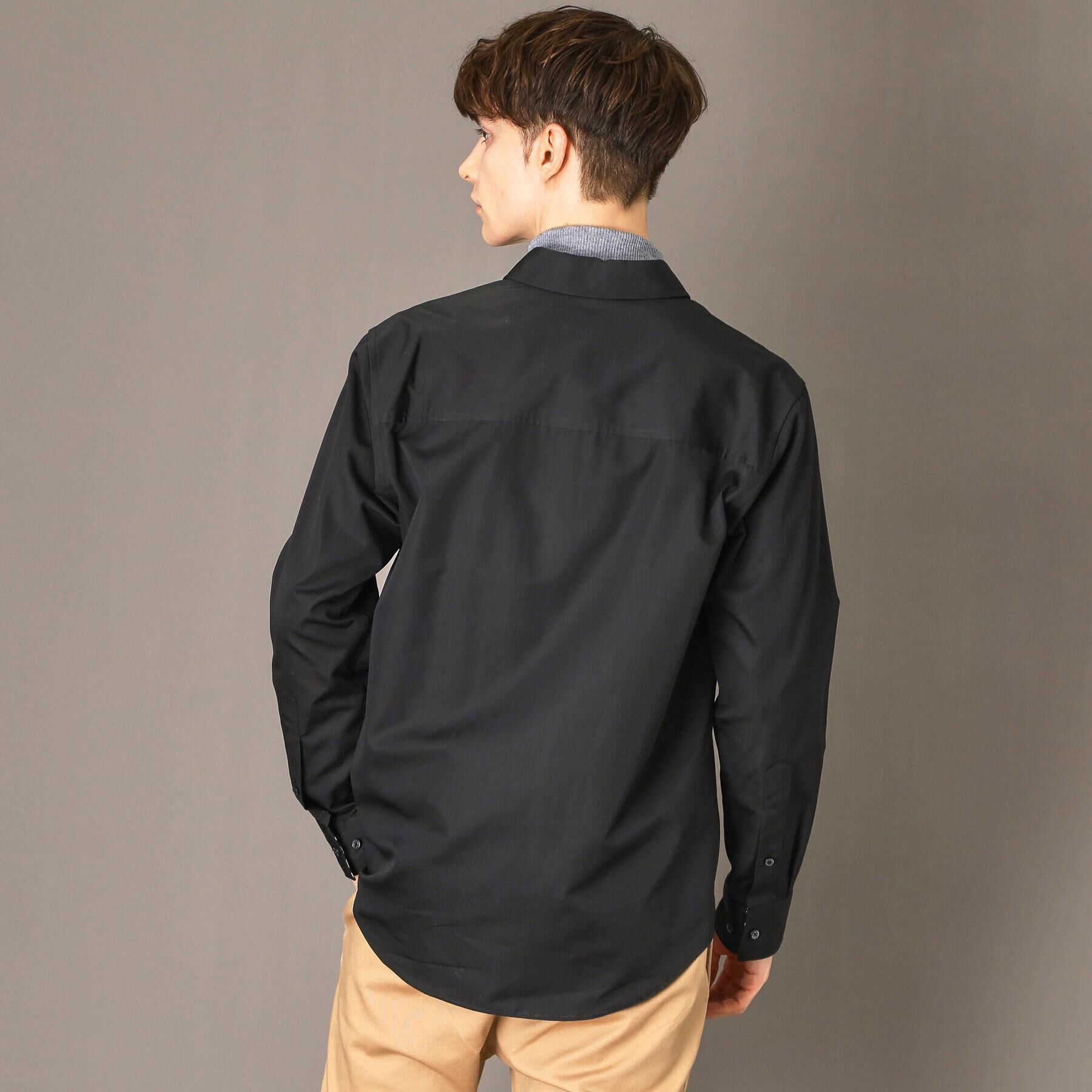 DRESSTERIOR「コットングログランシャツ」|シャツ・ブラウス|