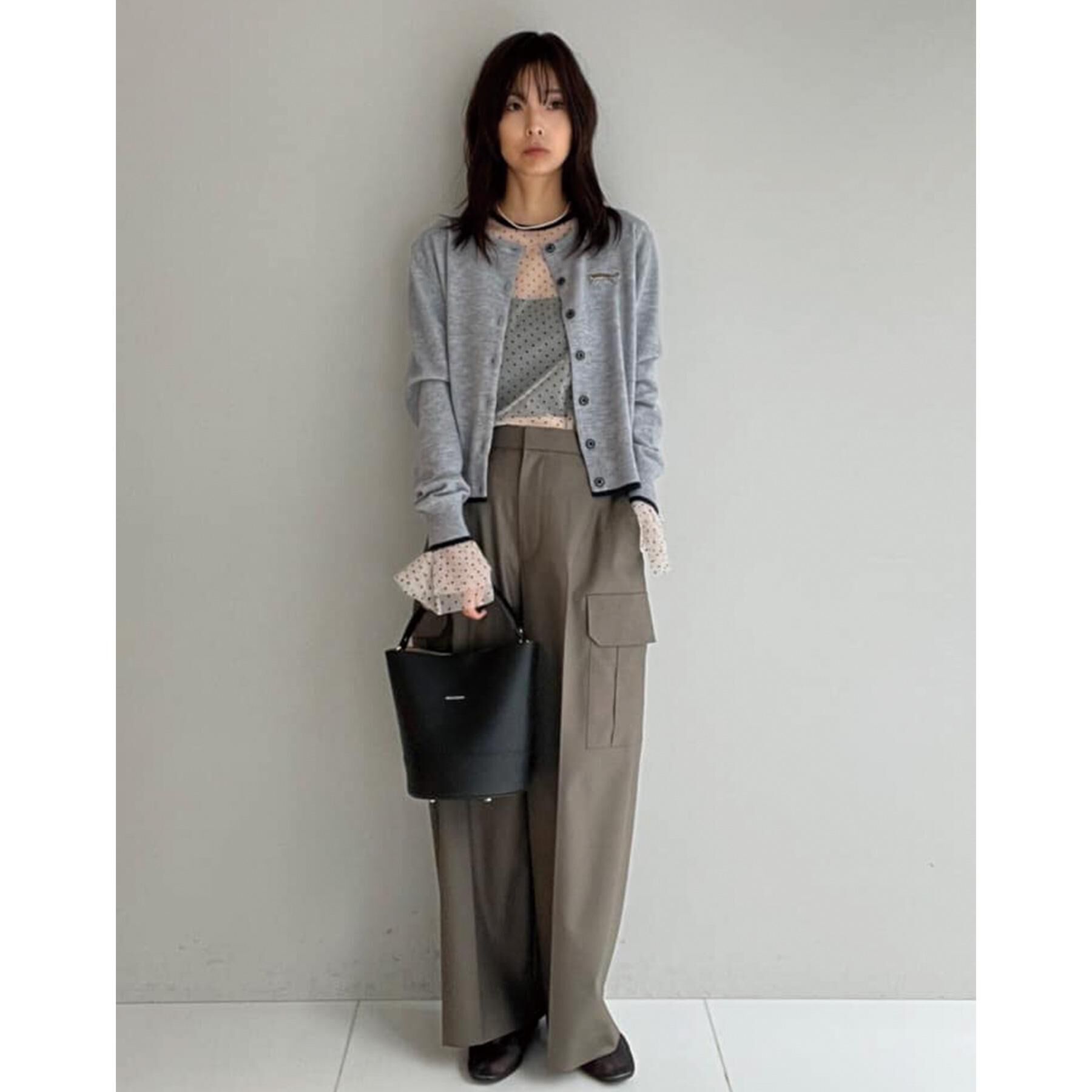 DRESSTERIOR「【CLASSY．12月号掲載】タイガーエンブロイダリークルーネックカーディガン」|カーディガン|