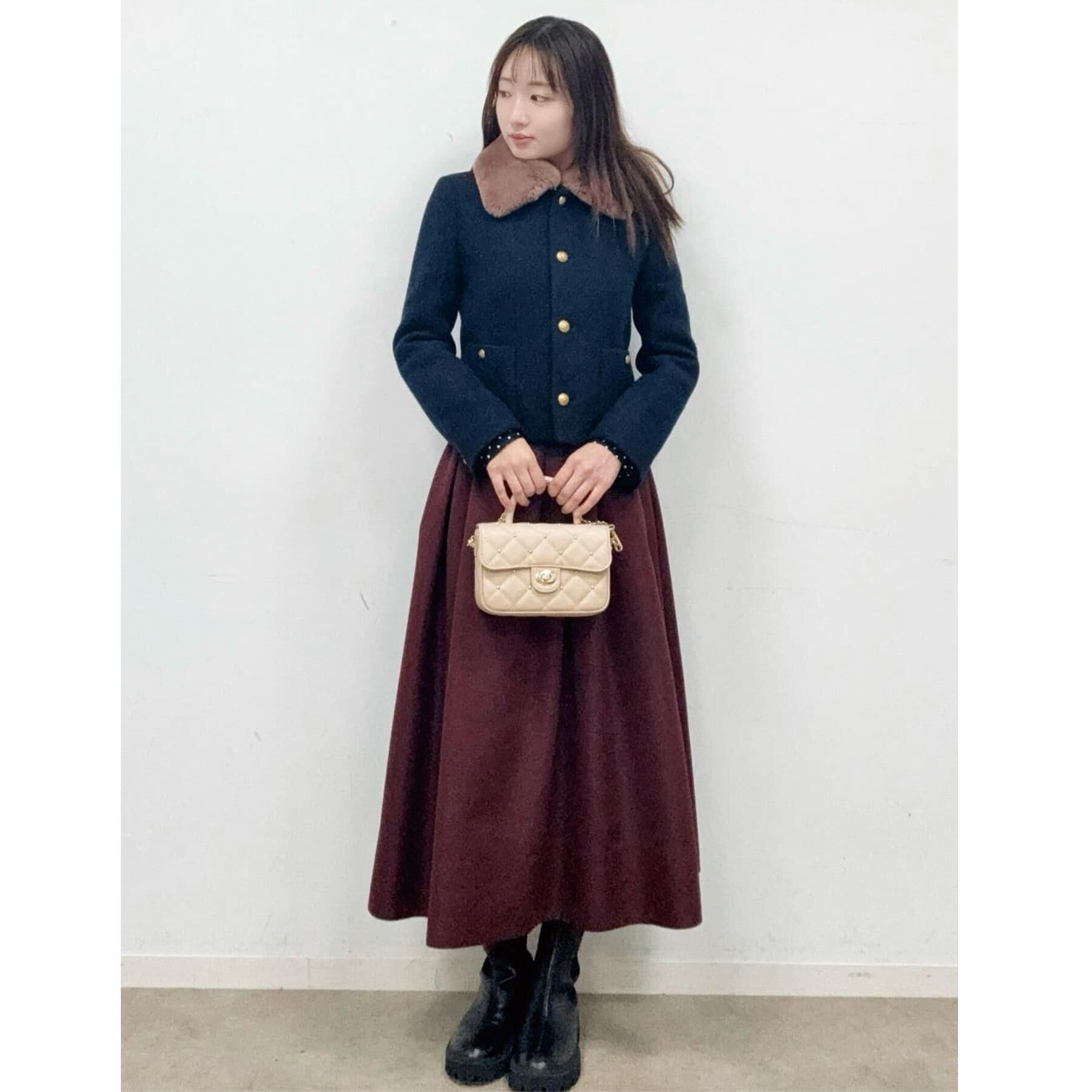 DRESSTERIOR「【otonaMUSE 11月号掲載】2WAYファーカラーメルトンジャケット」|ブルゾン・スタジャン|