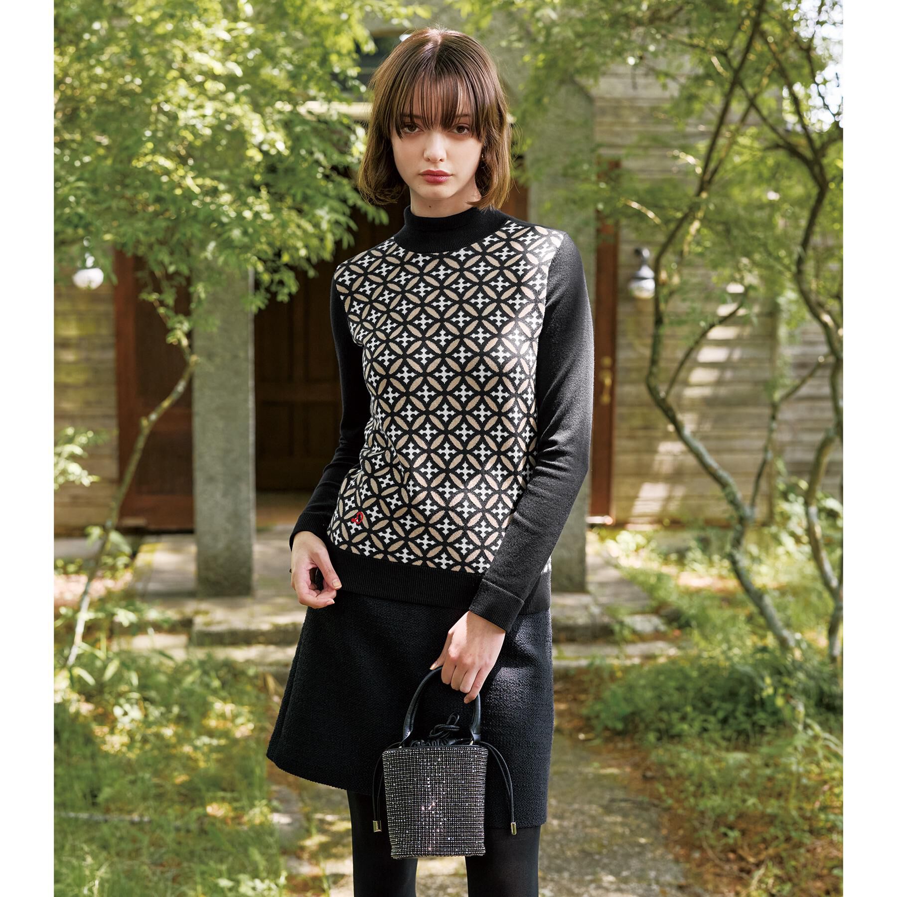 DRESSTERIOR「【otonaMUSE 11月号掲載/セットアップ可】ブッチャーツイードミニスカート」|スカート|