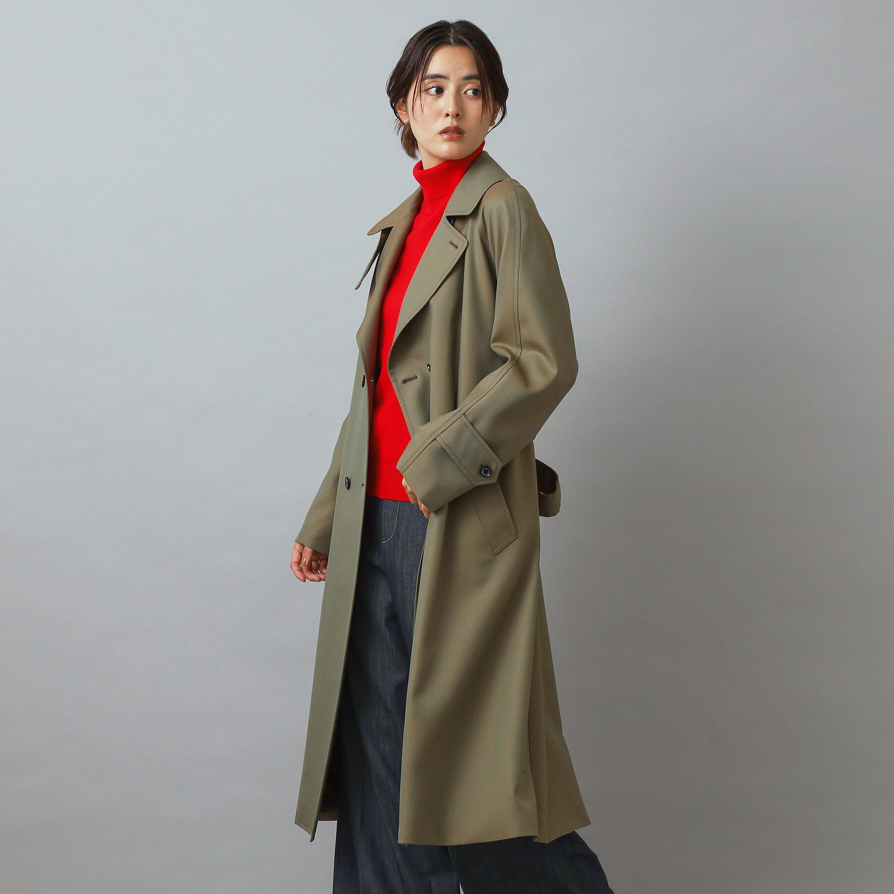 DRESSTERIOR「ウールギャバアルスターコート」|チェスターコート|