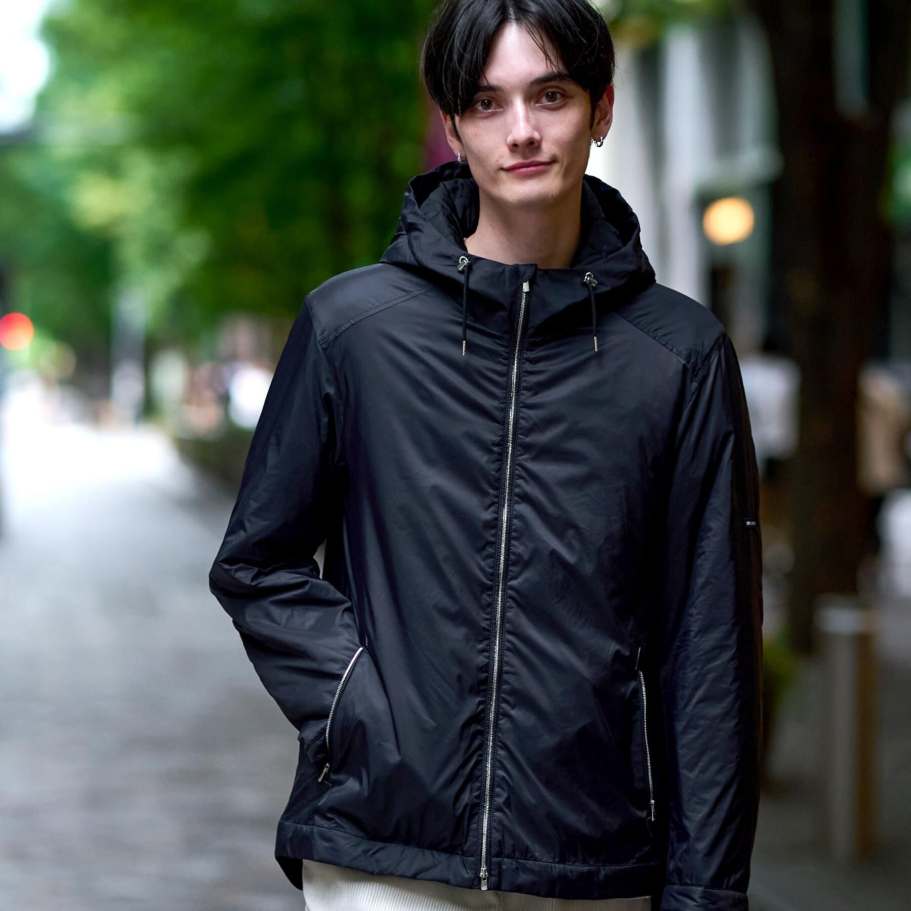 DRESSTERIOR「LIMONTA スーパーライト パデッドパーカー」|ブルゾン・スタジャン|