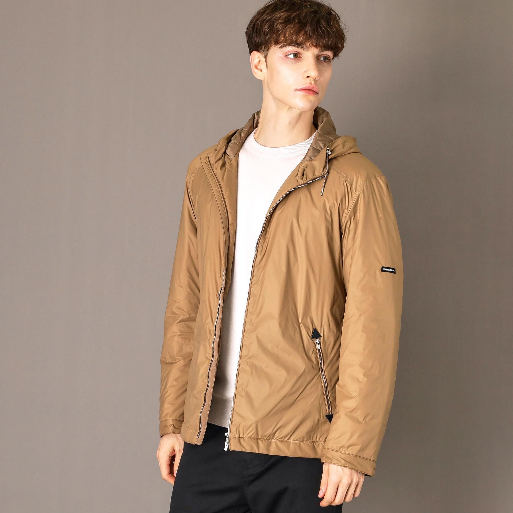 DRESSTERIOR「LIMONTA スーパーライト パデッドパーカー」|ブルゾン・スタジャン|