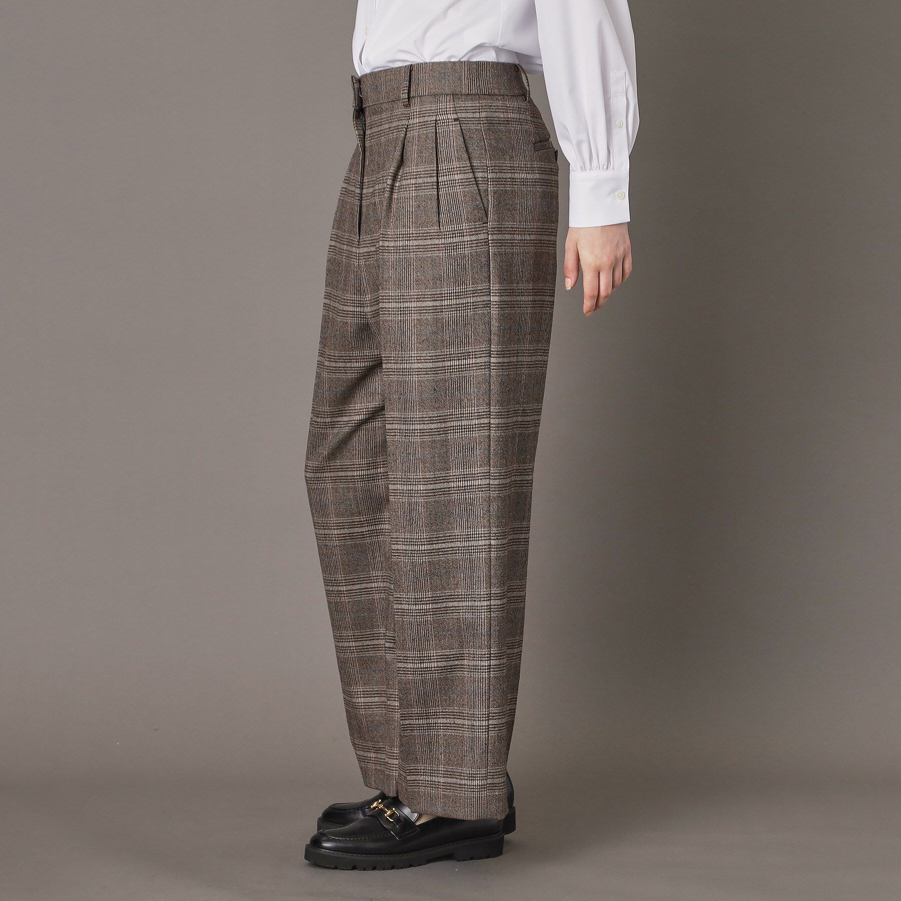 DRESSTERIOR「【otonaMUSE 11月号掲載】グレンチェックワイドパンツ」|その他|