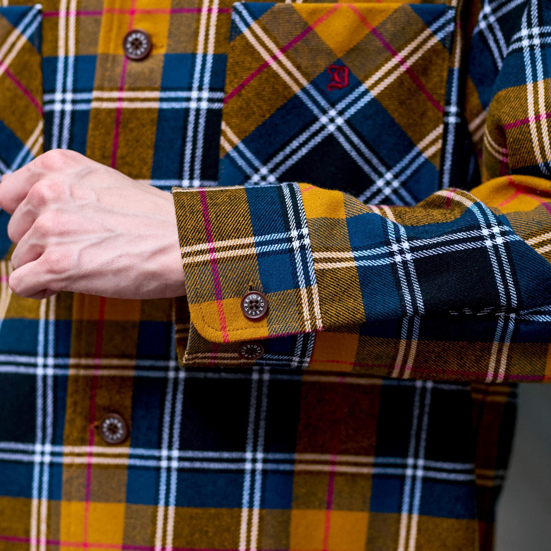 DRESSTERIOR「タータンチェック CPOシャツブルゾン」|シャツ・ブラウス|