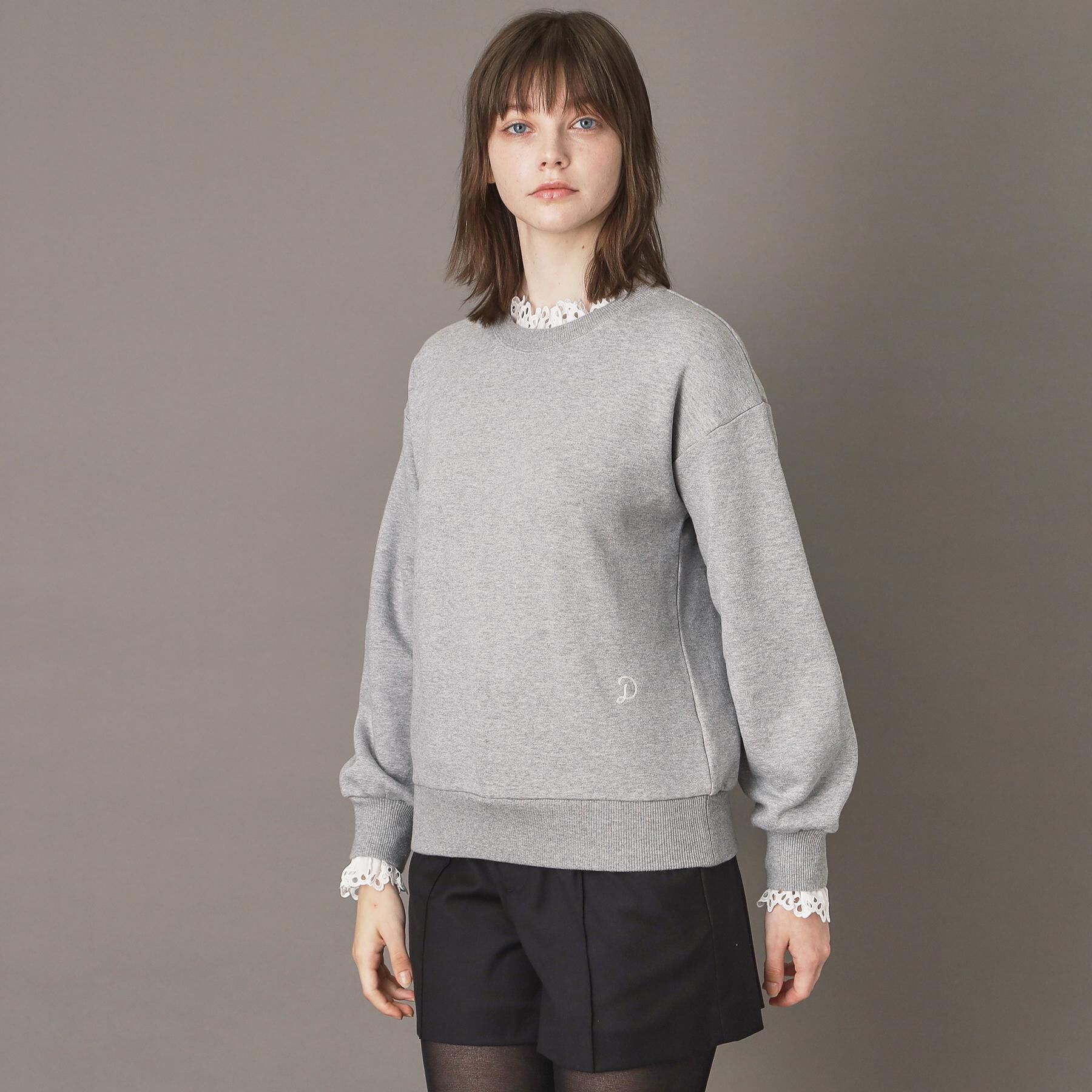 DRESSTERIOR「取り外しフリル付き裏毛プルオーバー」|パーカー|