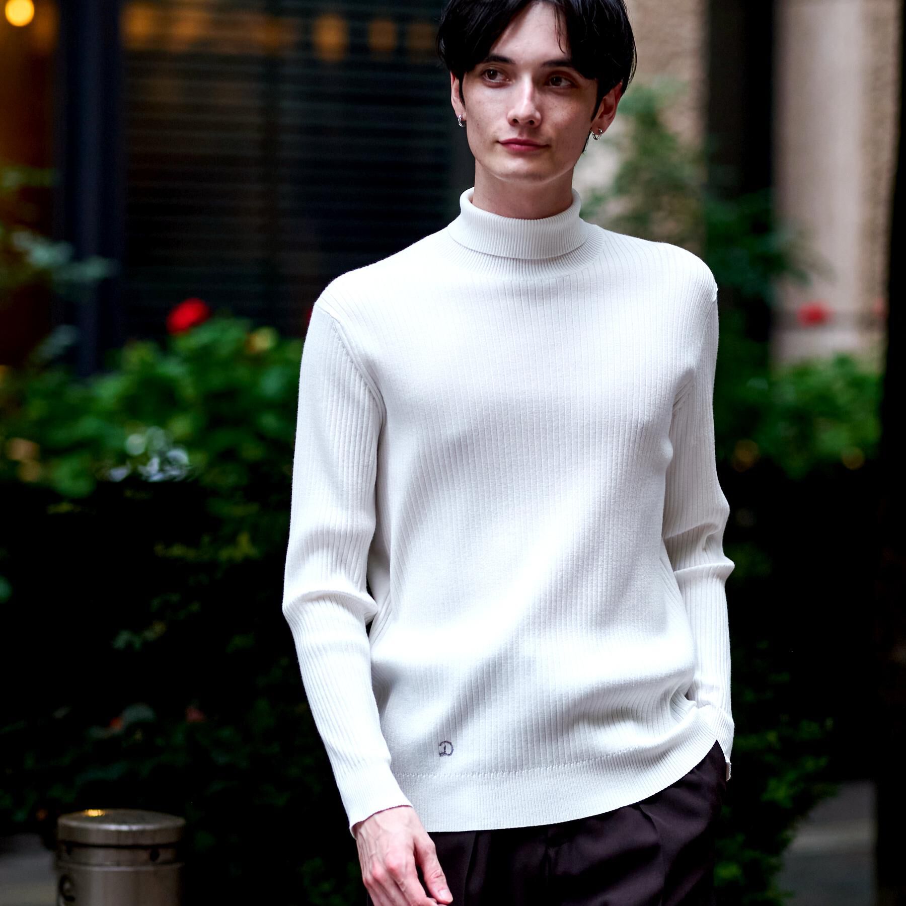 DRESSTERIOR「ワイドリブ タートルネックニット」|ニット・セーター|