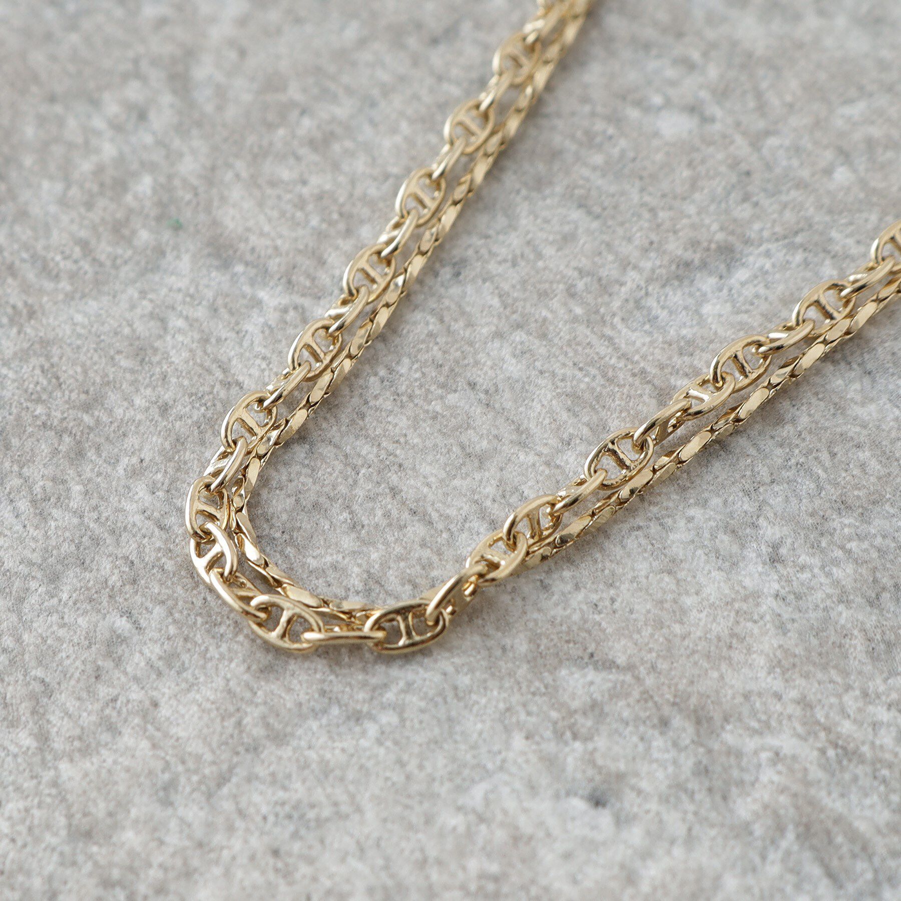 grove「アンカーチェーン2連ネックレス」|ネックレス|