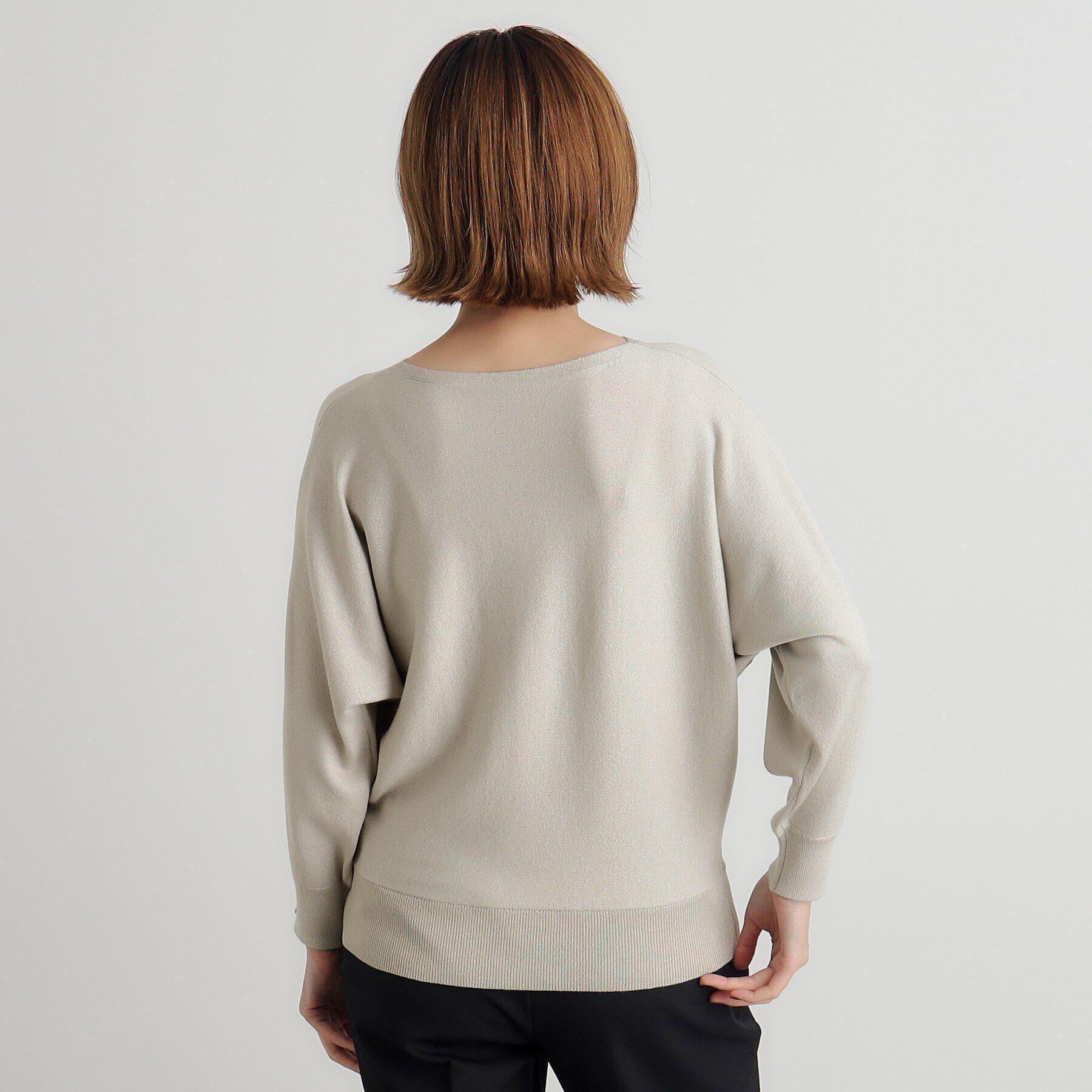 grove「ラメドルマンニットプルオーバー」|ニット・セーター|