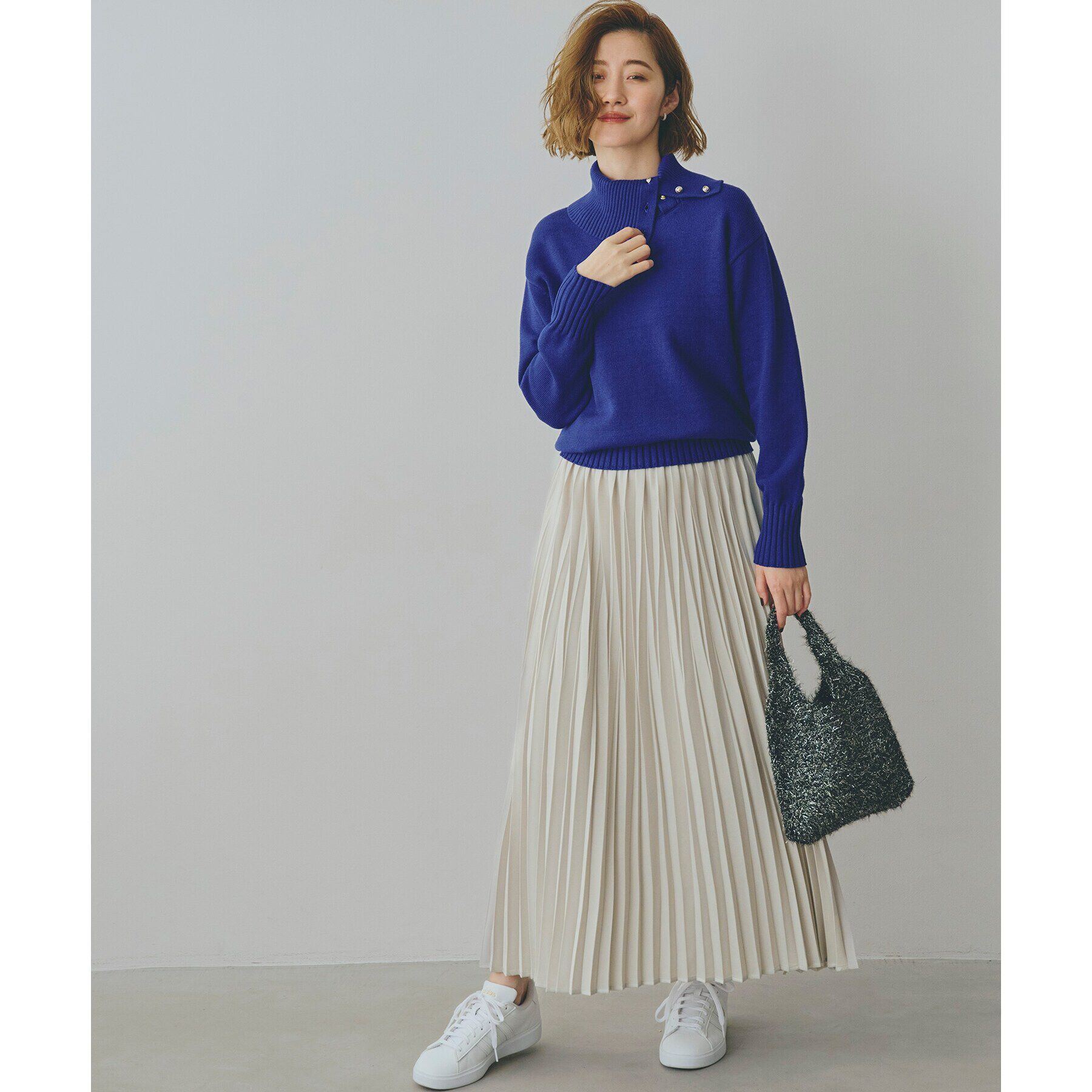 grove「スウェーディサテンプリーツスカート」|スカート|