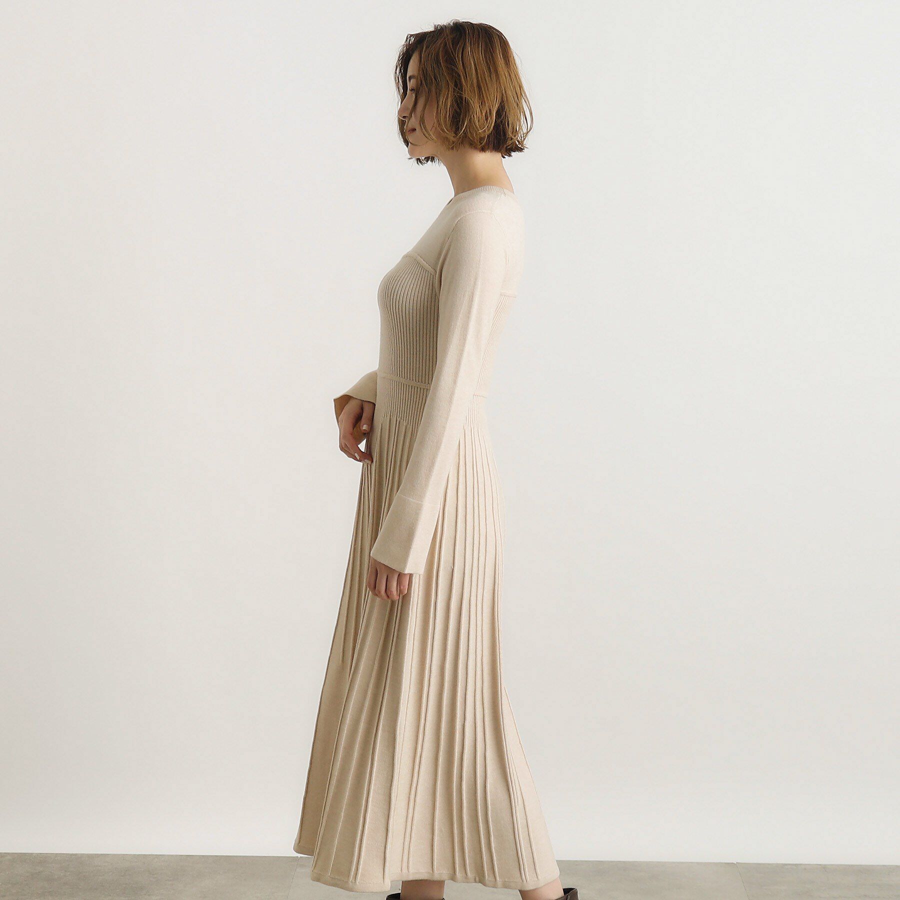 grove「ビスチェライクリブニットワンピース」|ワンピース|