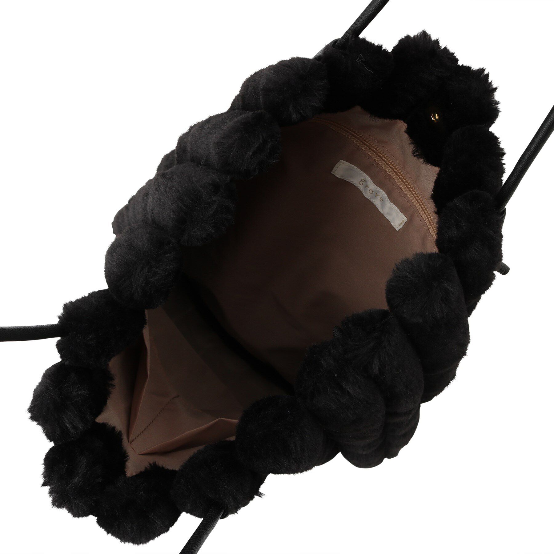 grove「【A4】ノットハンドルストライプエコファートート」|トートバッグ|