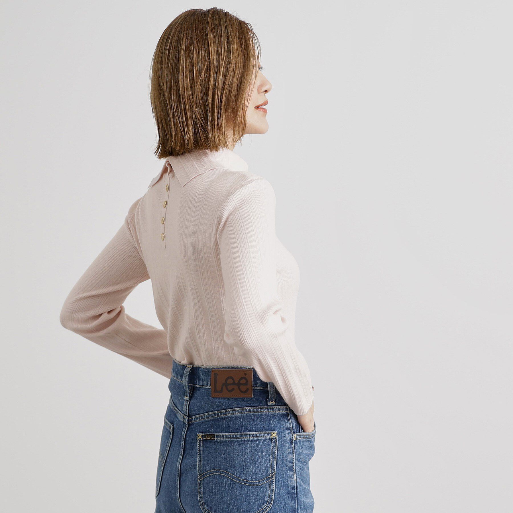 grove「【雑誌掲載】アンジェリーナランダムリブプルオーバー」|ニット・セーター|