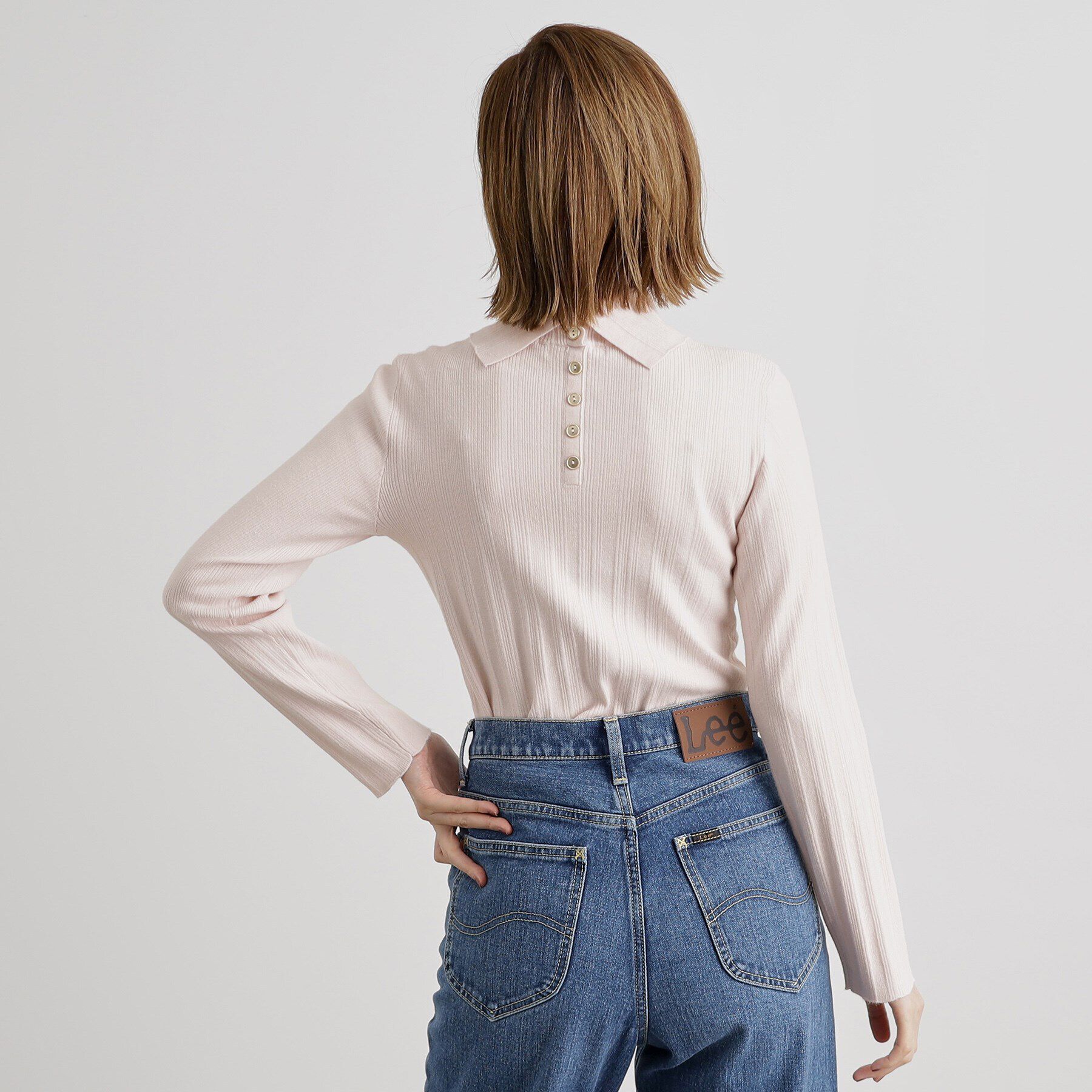 grove「【雑誌掲載】アンジェリーナランダムリブプルオーバー」|ニット・セーター|