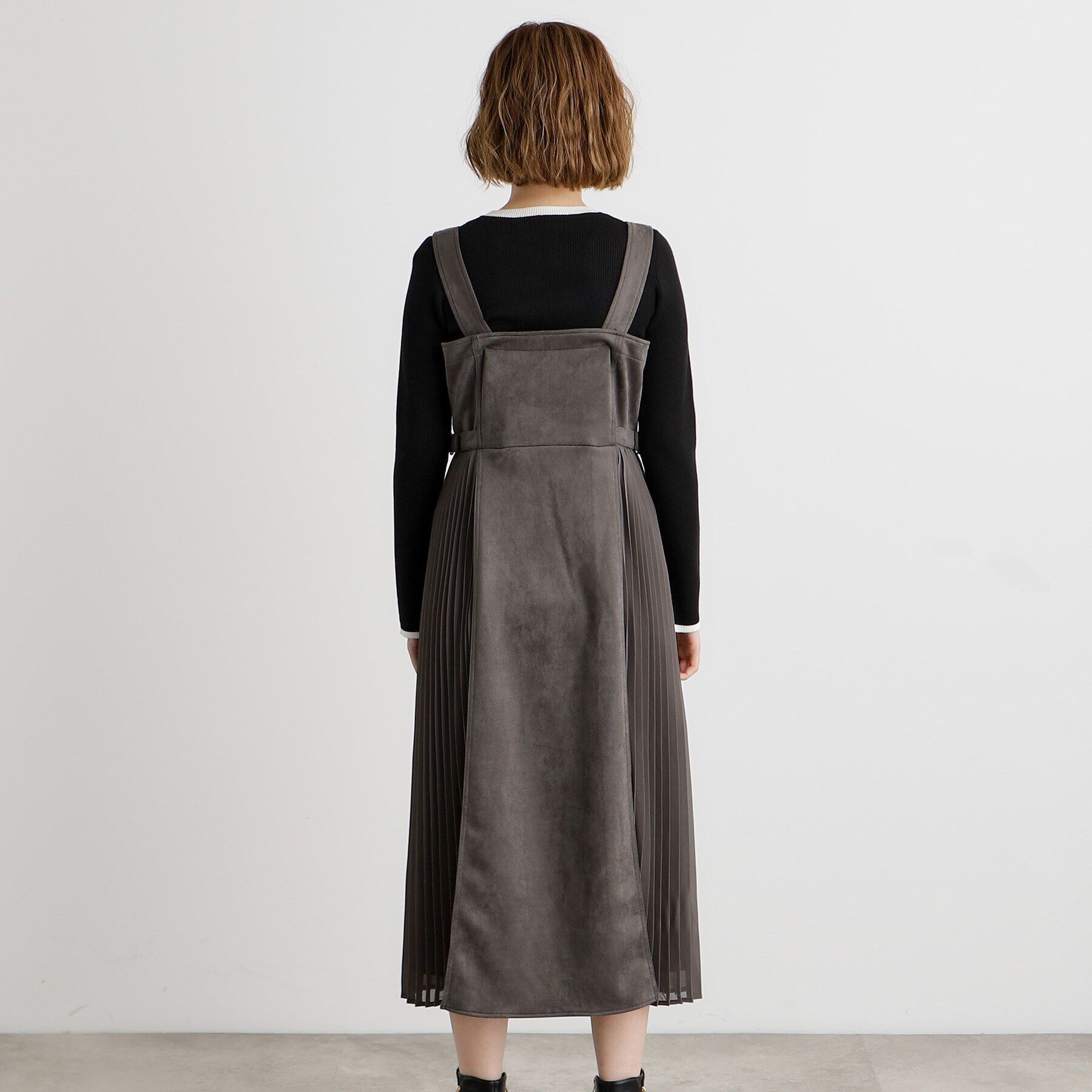 grove「マシュマロタッチサイドプリ―ツワンピース」|ワンピース|