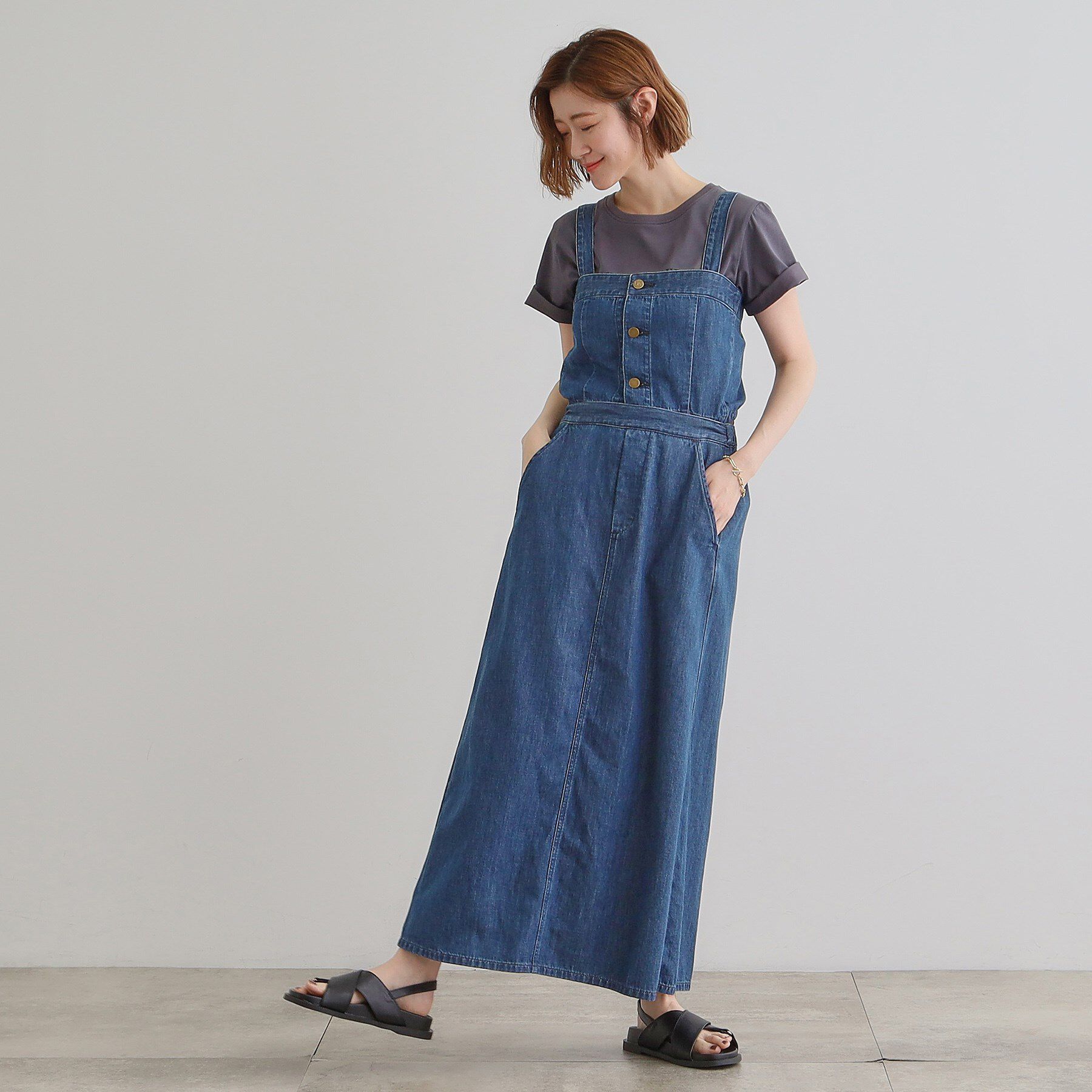 grove「【Lee&times;grove別注】3WAY　BUSTIER　SKIRT」|ワンピース|