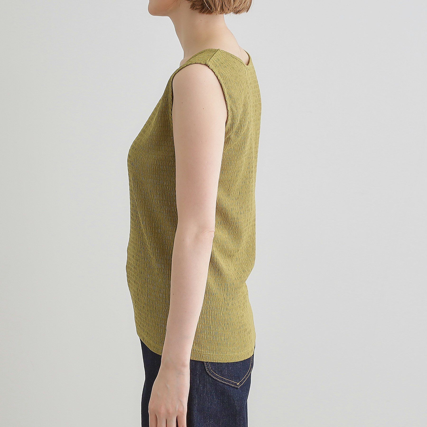 grove「ジャカードスクエアネックタンク」|キャミソール|