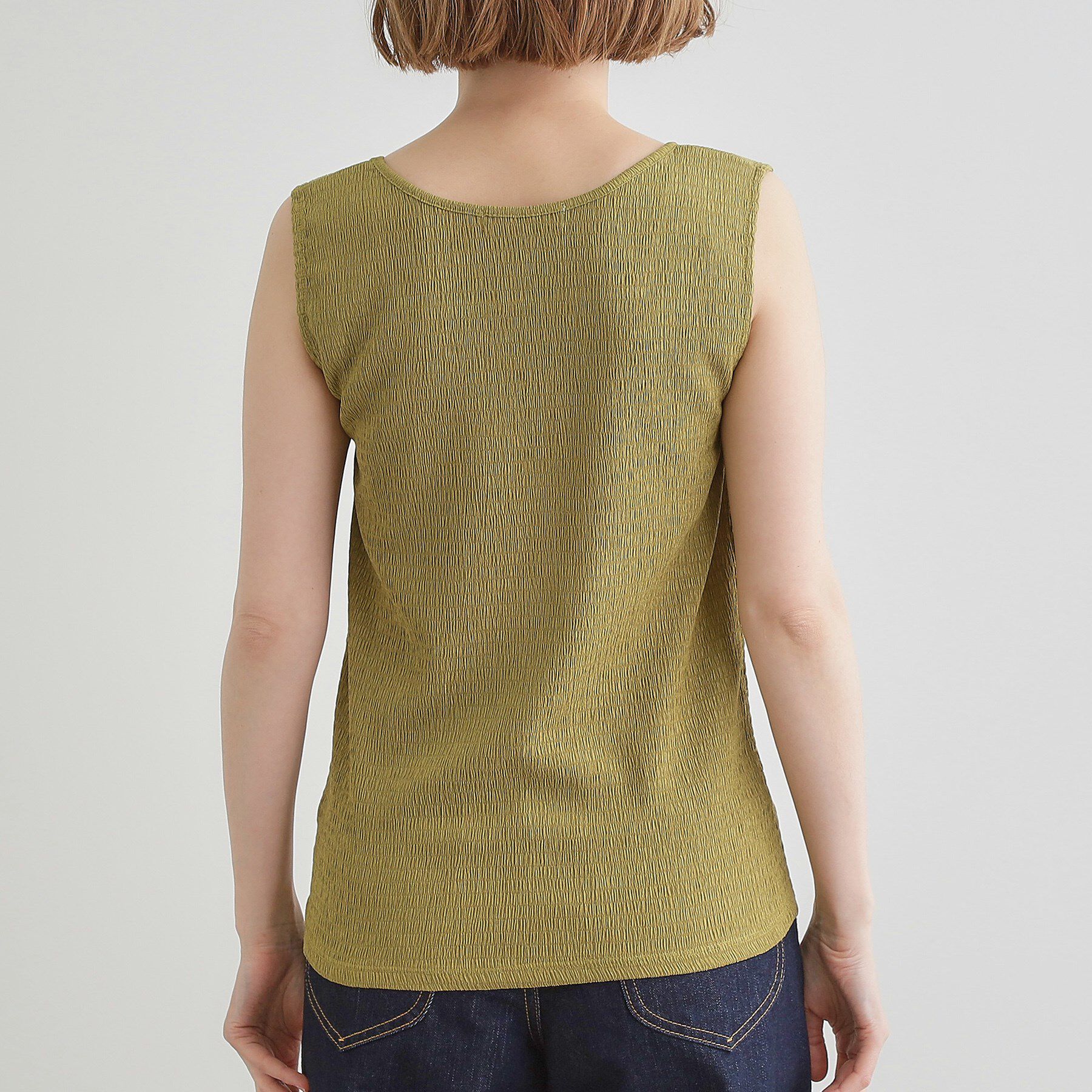 grove「ジャカードスクエアネックタンク」|キャミソール|