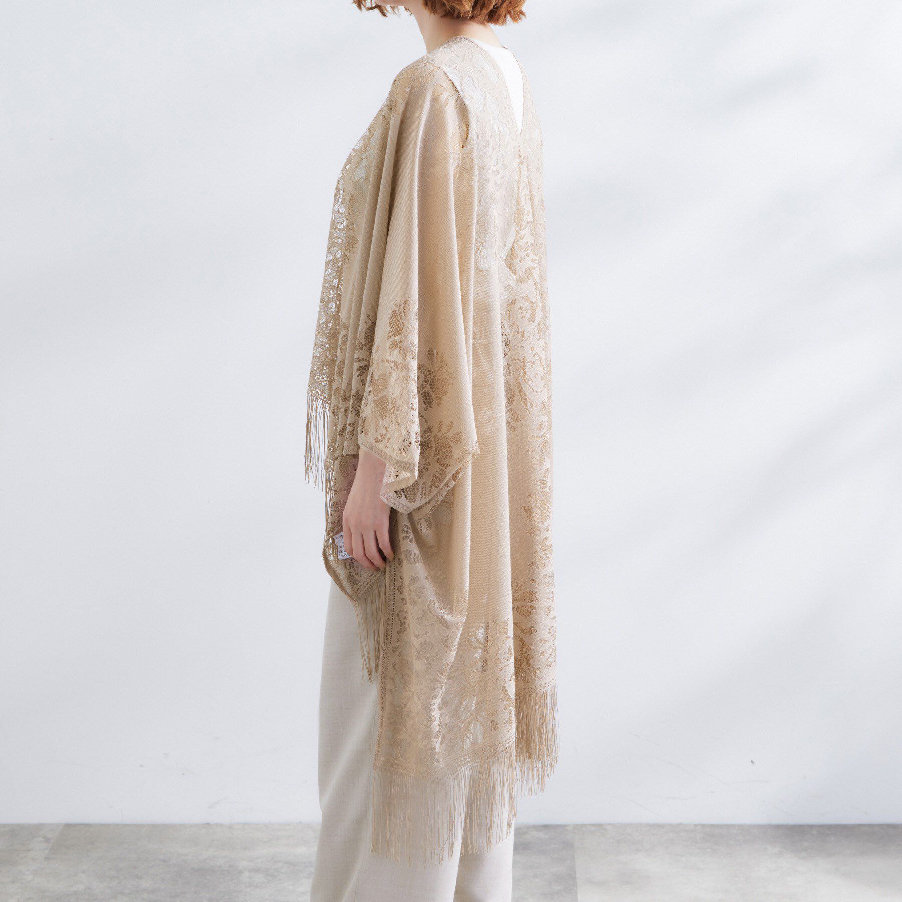 grove「レースタバードポンチョ」|ポンチョ・ケープ|