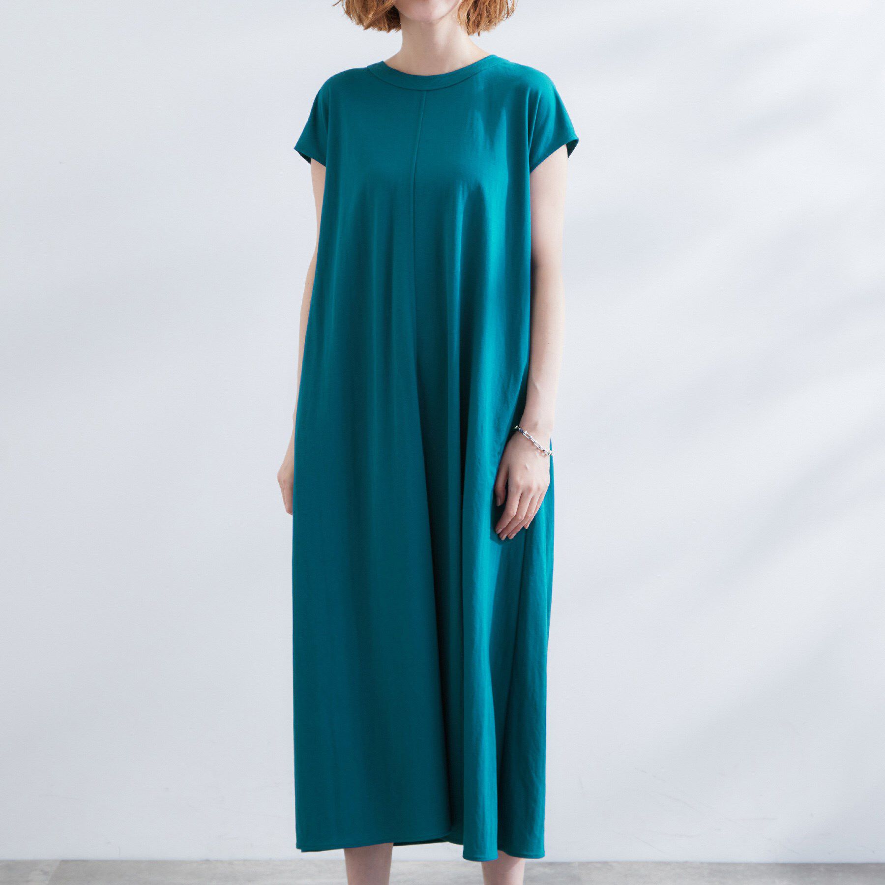 grove「【冷感・UV】モクロディフレンチスリーブワンピース」|ワンピース|