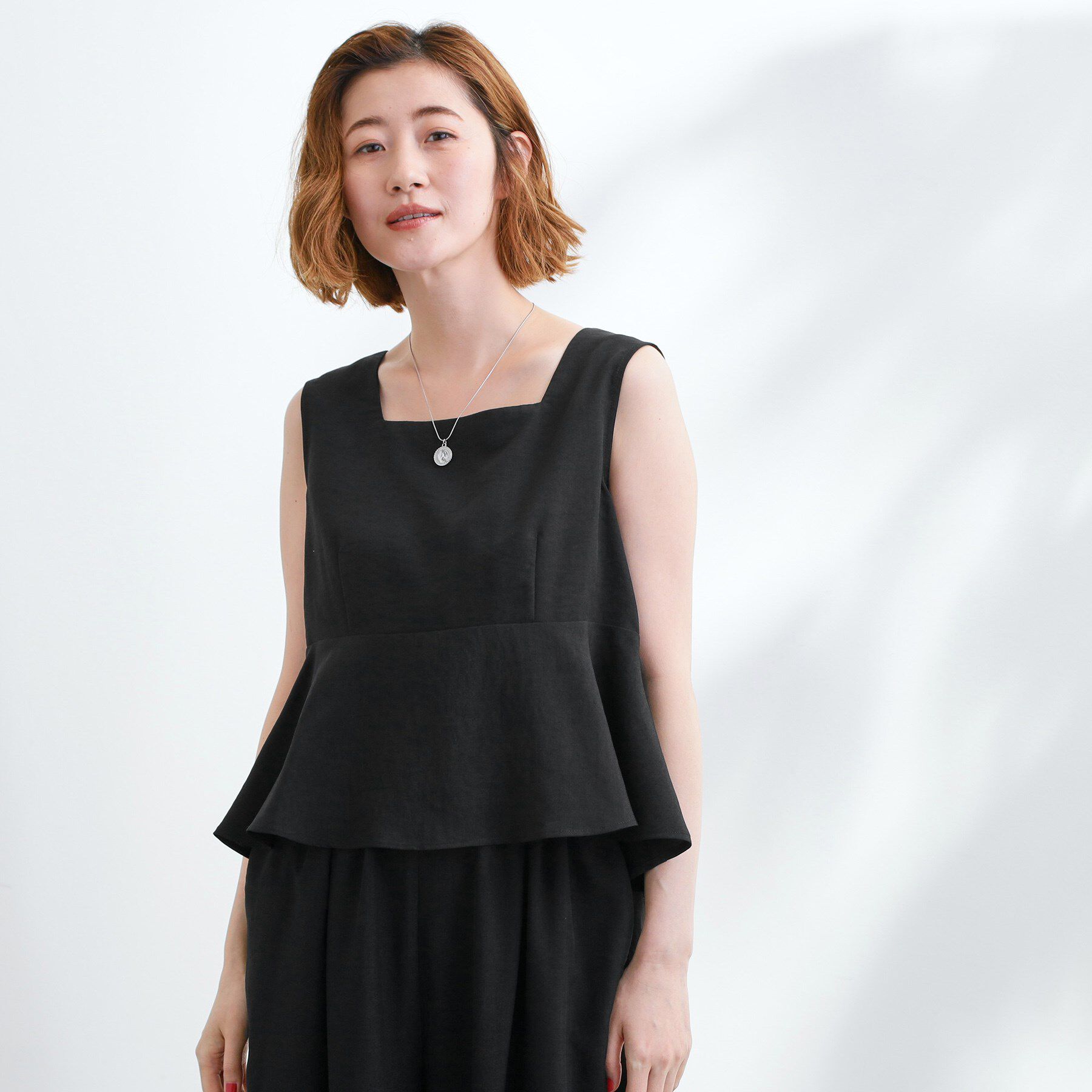 grove「1枚でお洒落見え ストライプドッキングサロペット」|オールインワン|