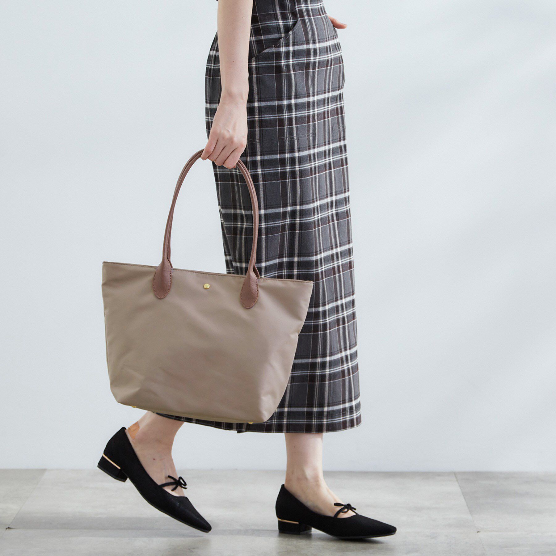 grove「【撥水・軽量】シンプルキャリーオントート」|トートバッグ|