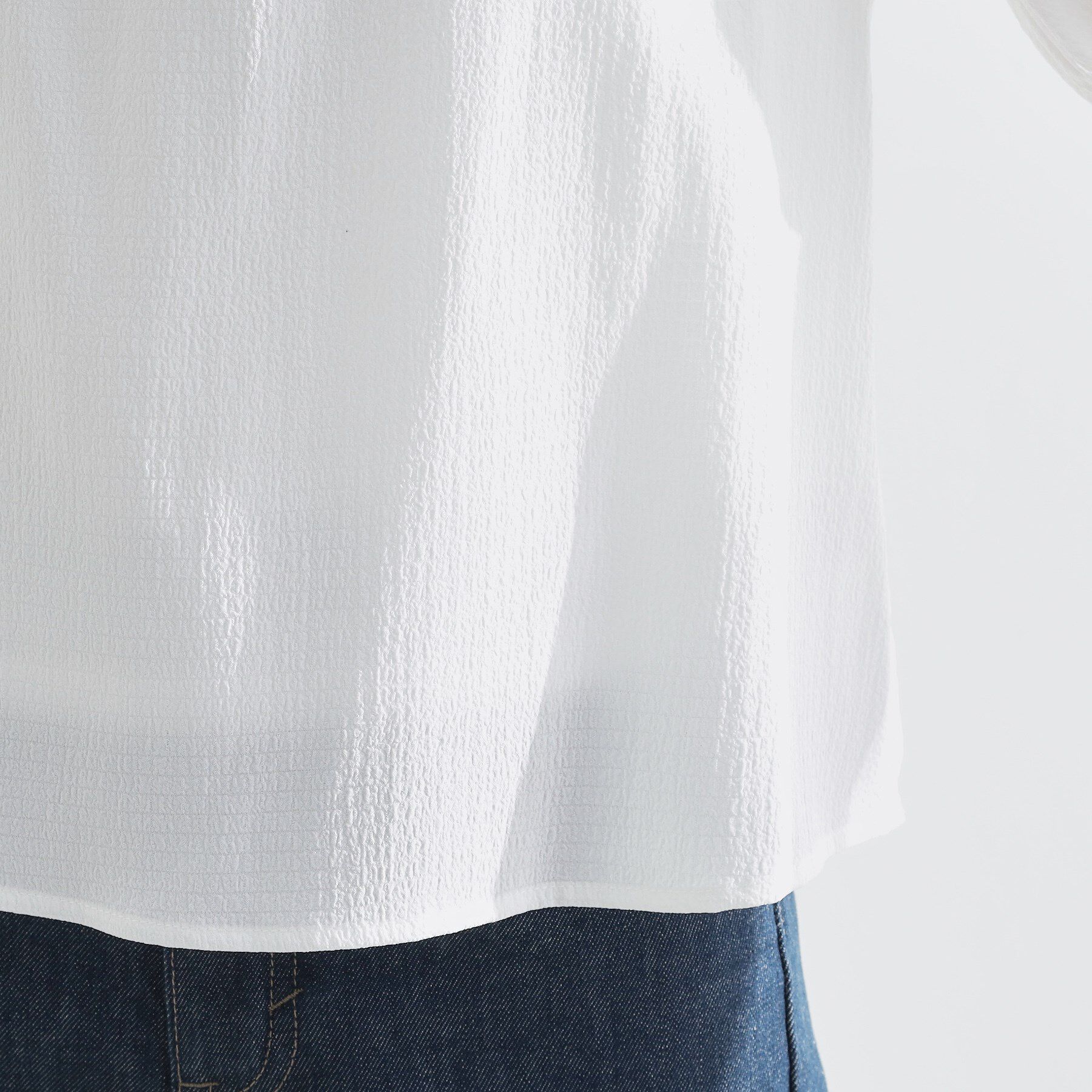 grove「【2点SET/お洒落見え/体型カバー】ツイード調キャミ&times;ブラウスセット」|シャツ・ブラウス|