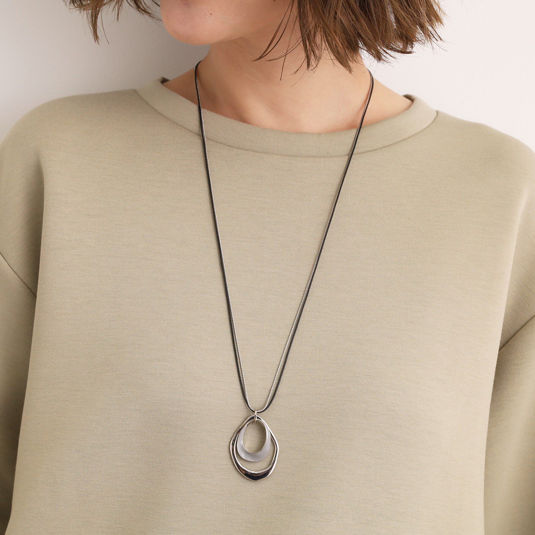 grove「コードメタル2連ネックレス」|ネックレス|