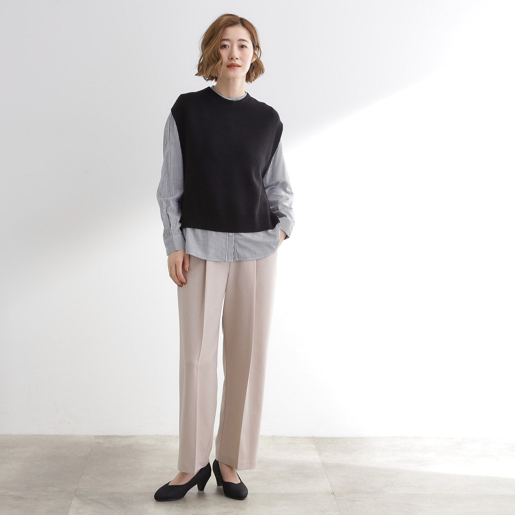 grove「ニットベスト&times;シャツセット」|その他|