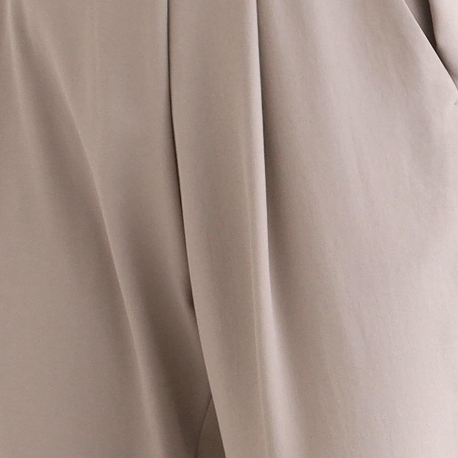 INDIVI「【洗える／UVケア／SETUP可能】ラップ風テーパードパンツ」|その他|