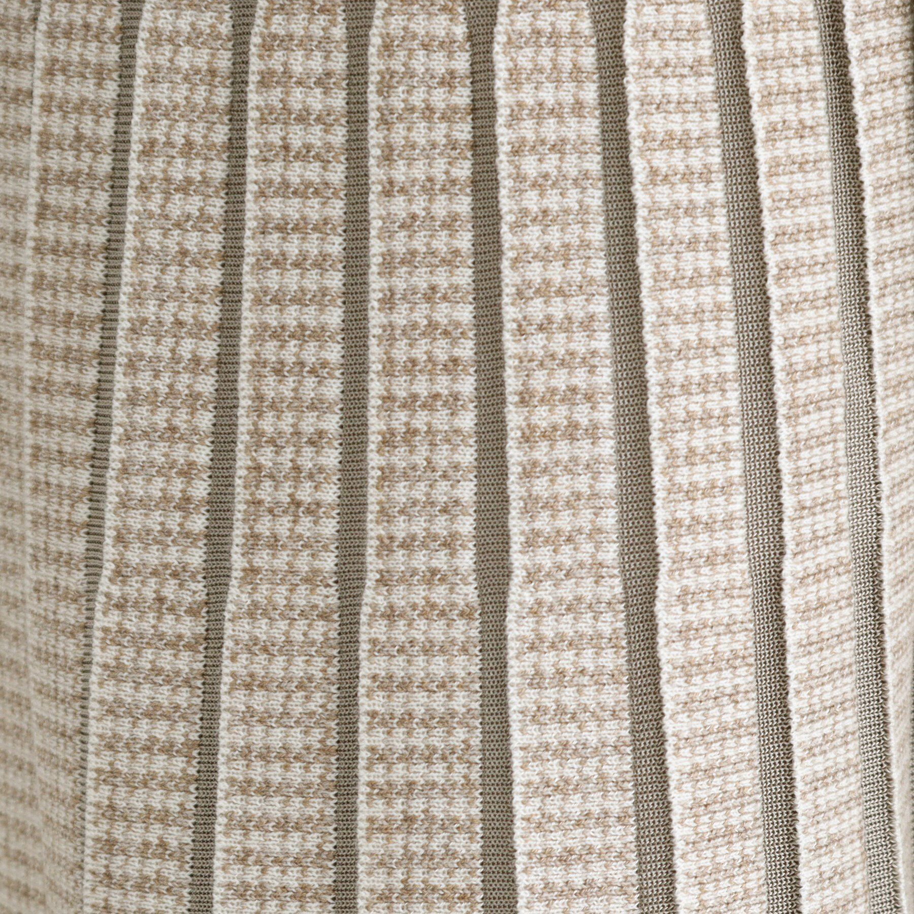 INDIVI「【洗える／SETUP可能】ジャカードニットプリーツスカート」|スカート|