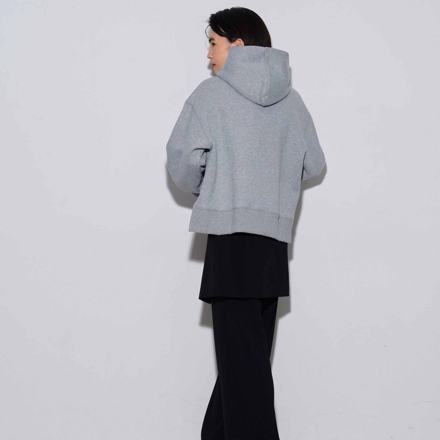 GALLEST「ロゴ裏毛フーディートップス」|パーカー|