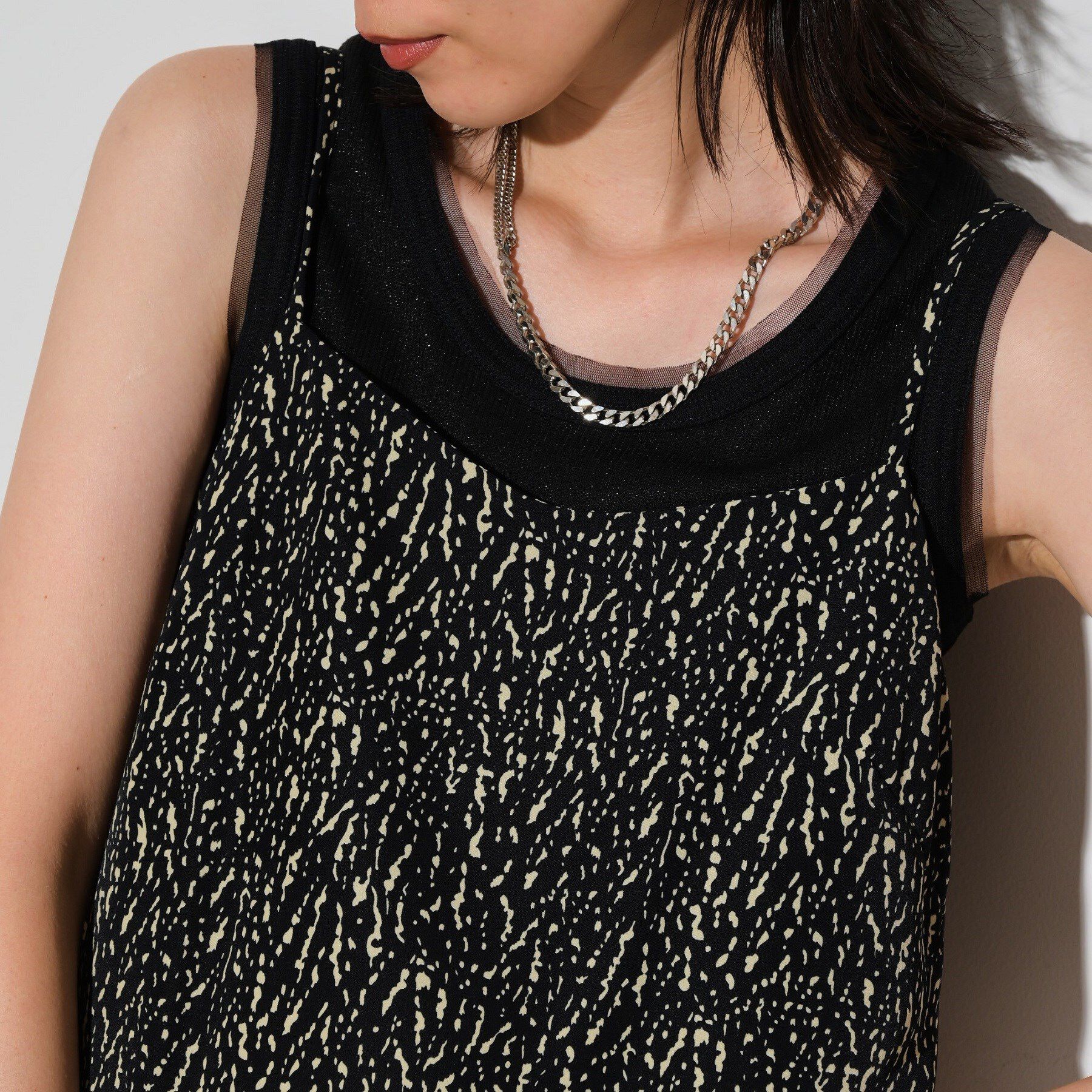 GALLEST「変形ドットキャミワンピース」|ワンピース|