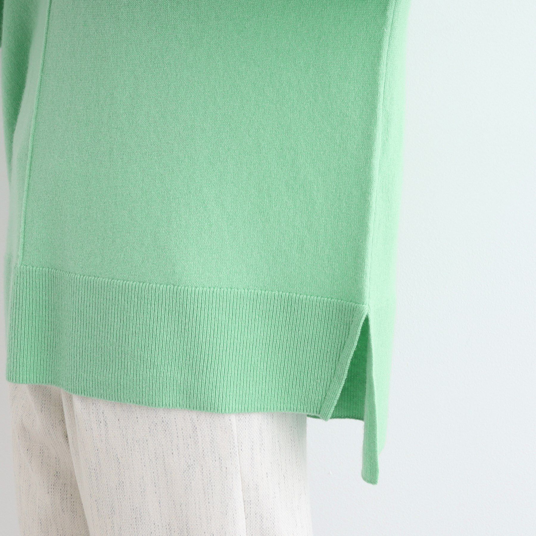 INDIVI「【カシミヤ混／洗える／リラックス】ワイドシルエットニット」|ニット・セーター|